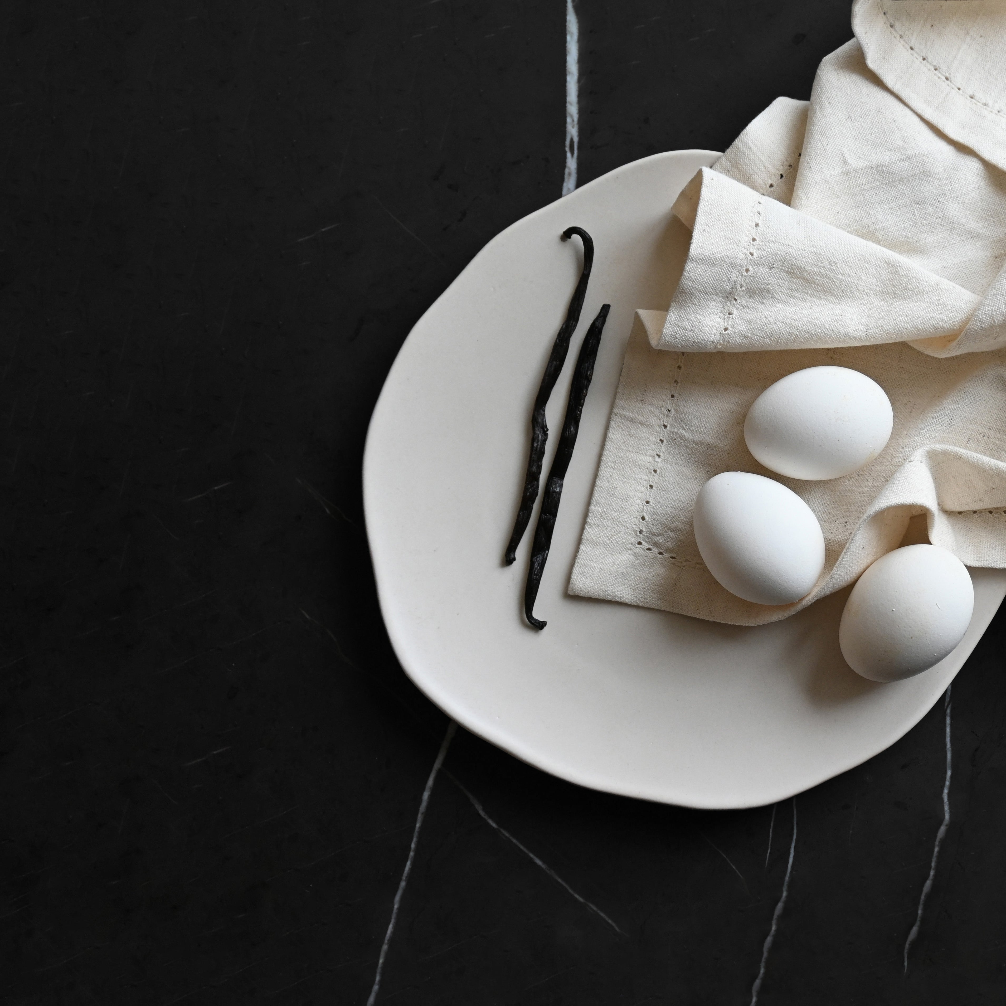 Set von Tellern NATIVE weiße Steinzeug