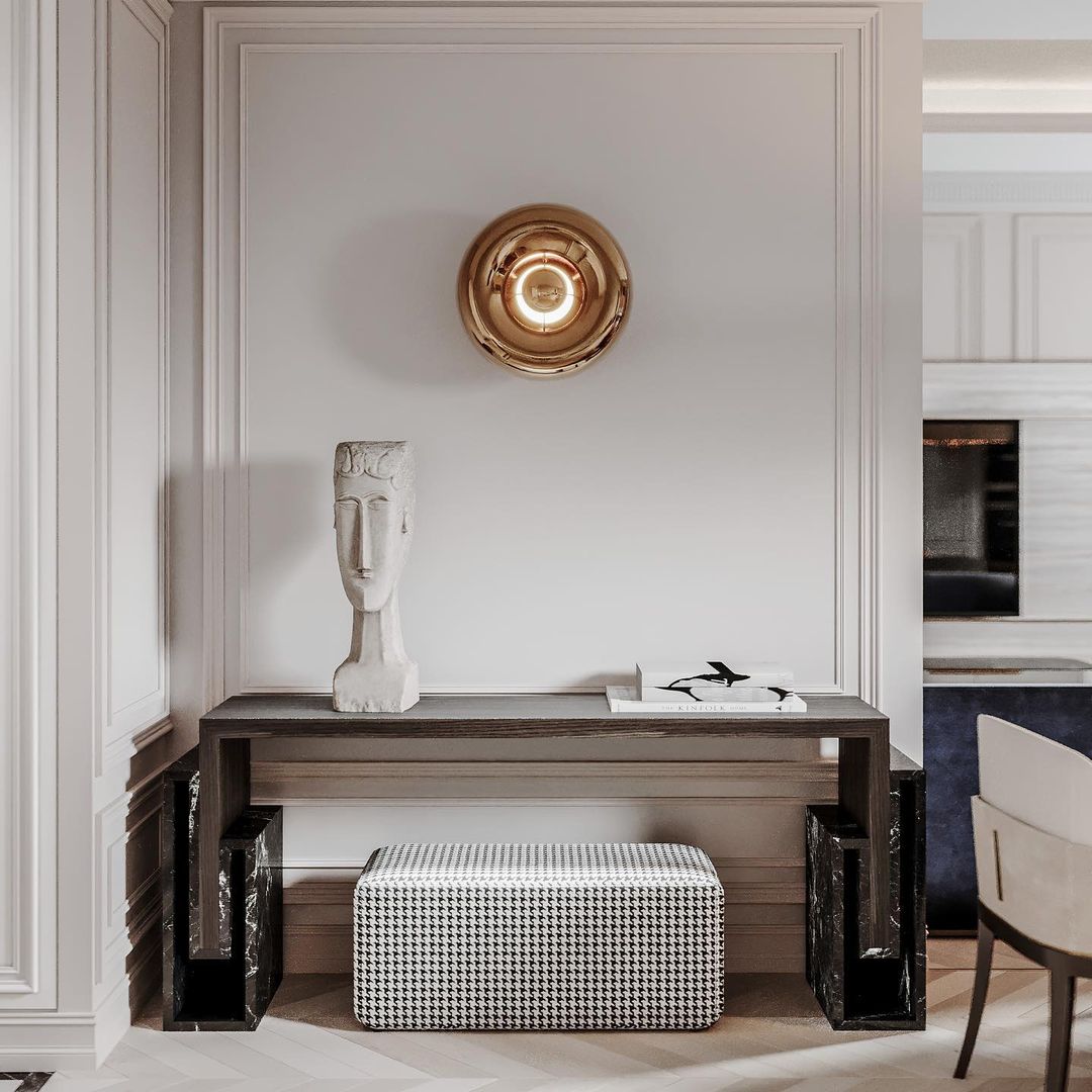 Wandlampe VOID silber