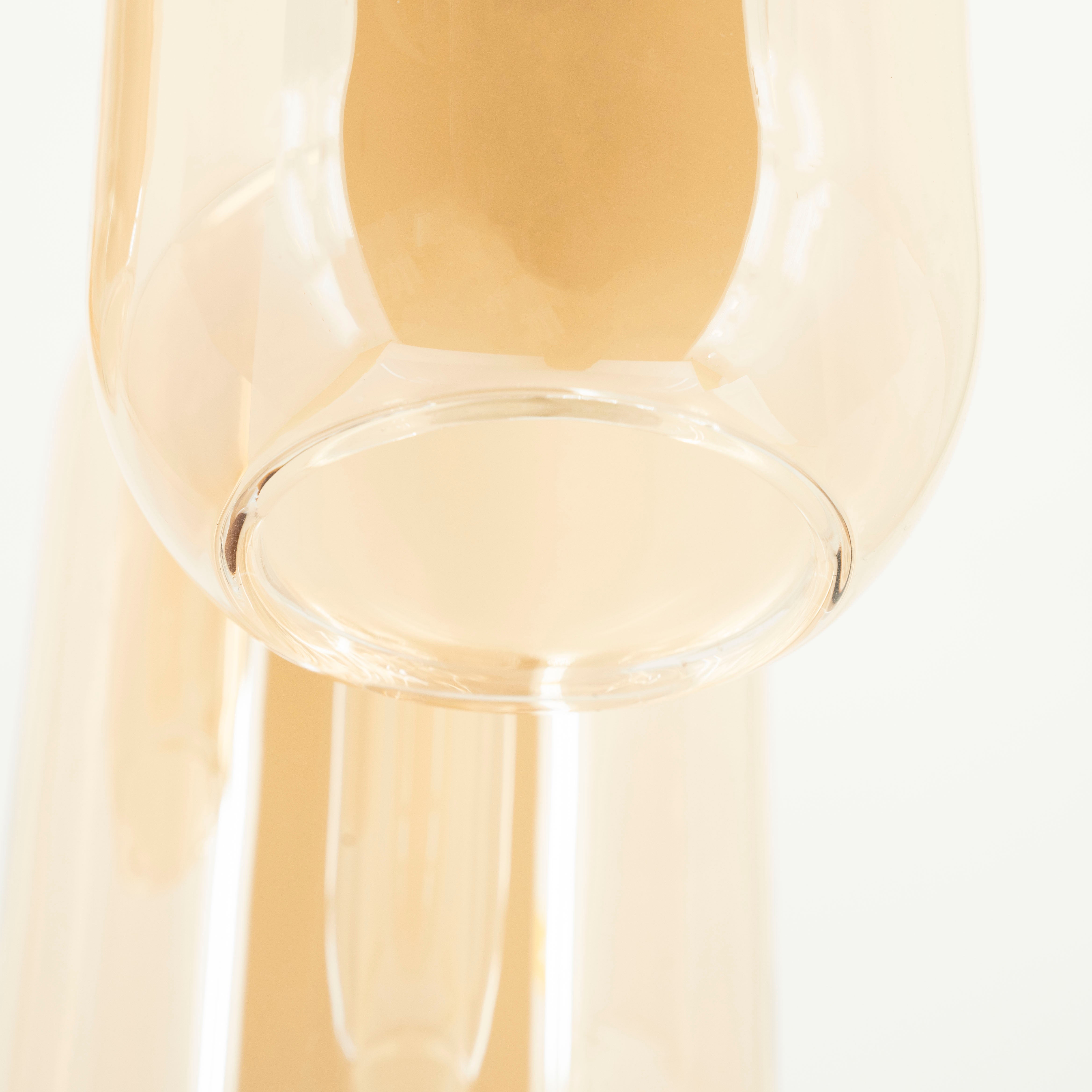 Glaskronleuchter SHONA gold