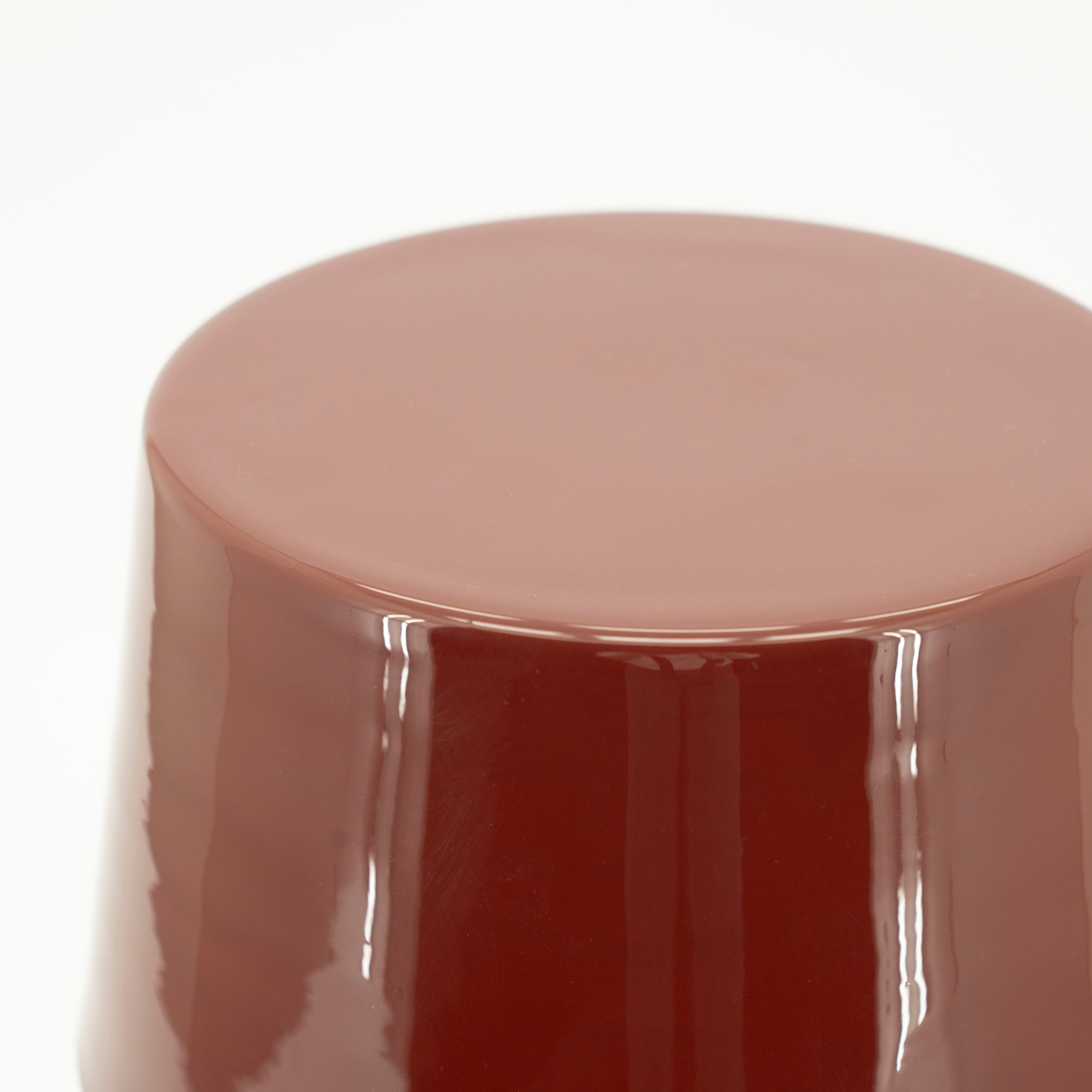 ALVO burgundy table lamp