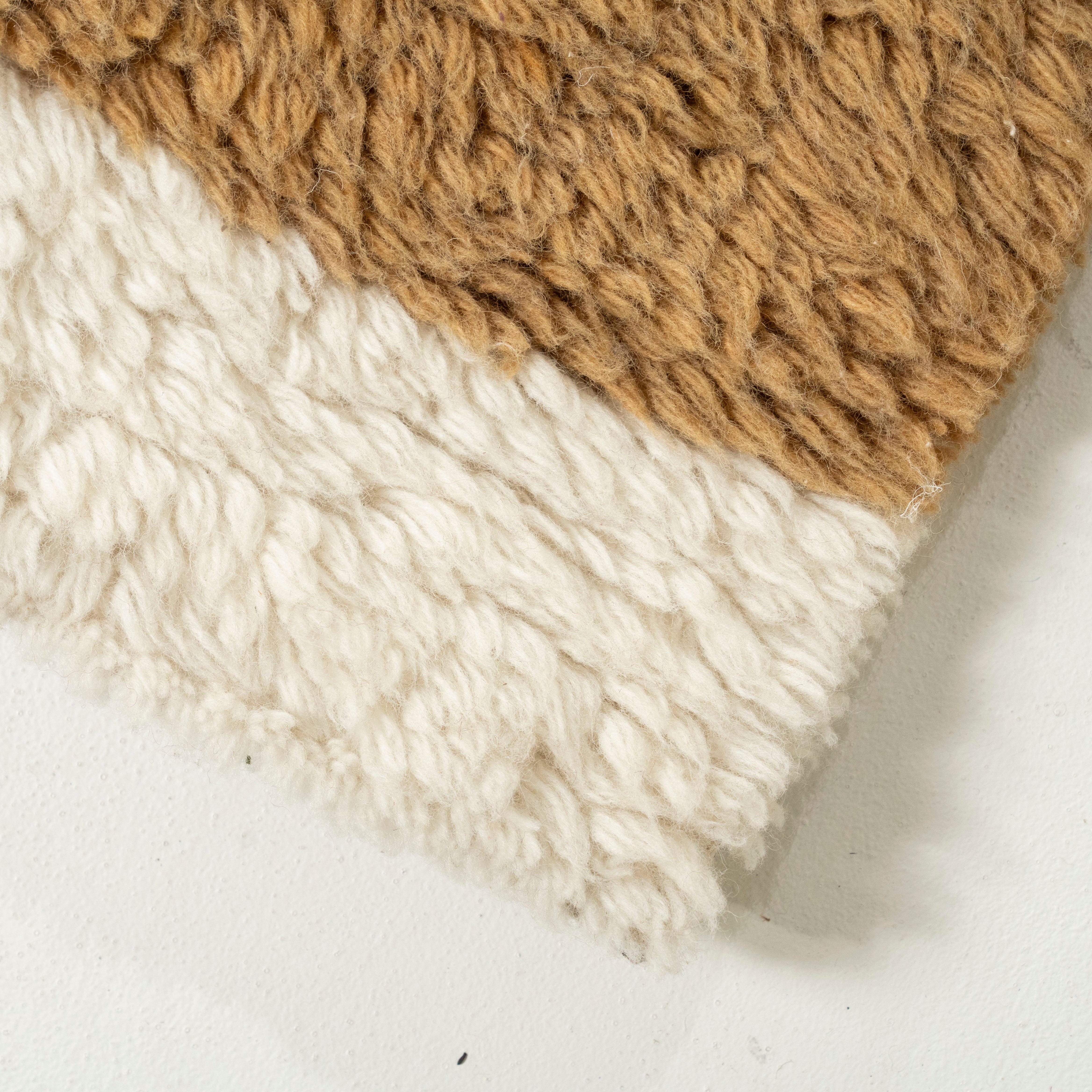 Teppich NAVARO braun-beige mit langem Flor