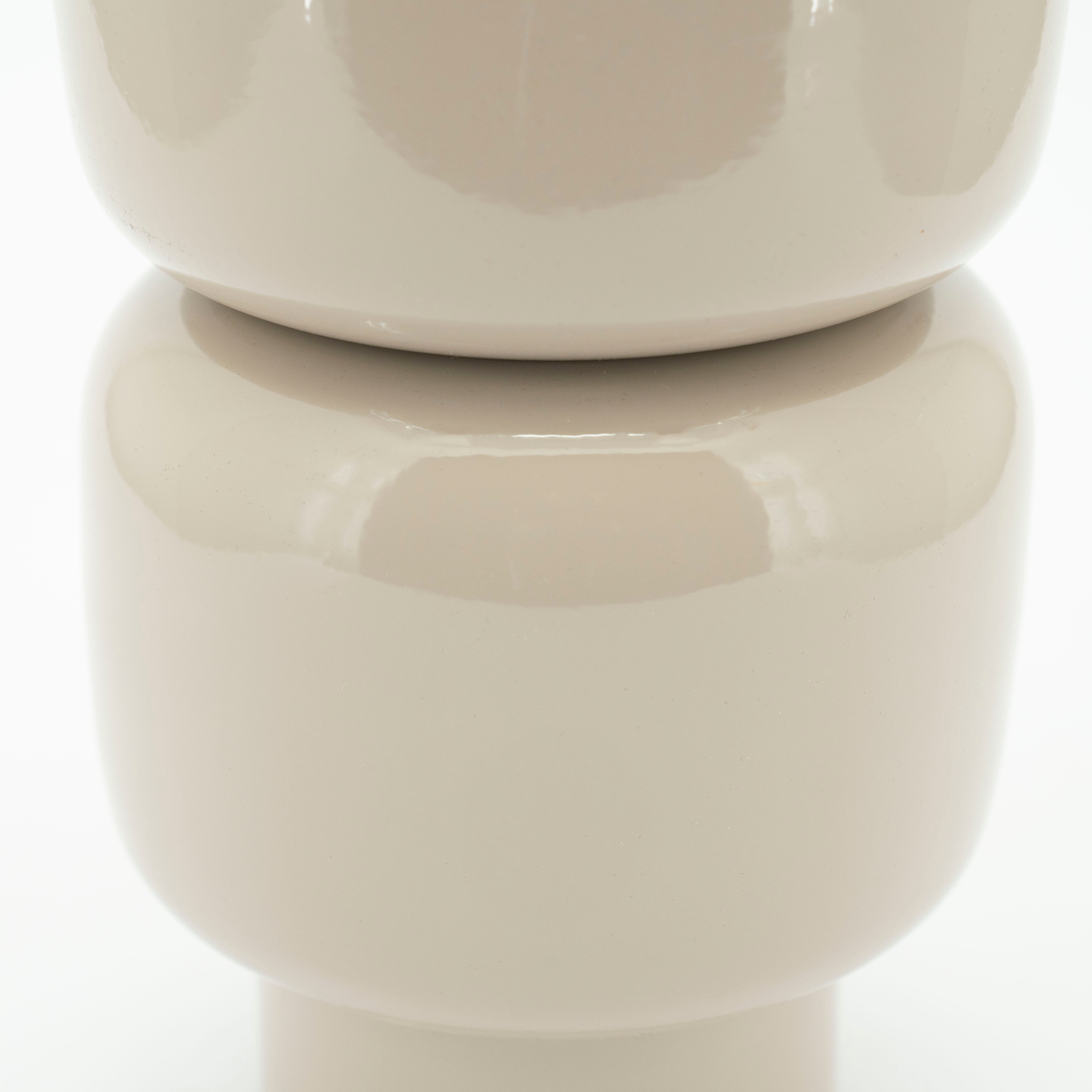 Vase ROLLO beige