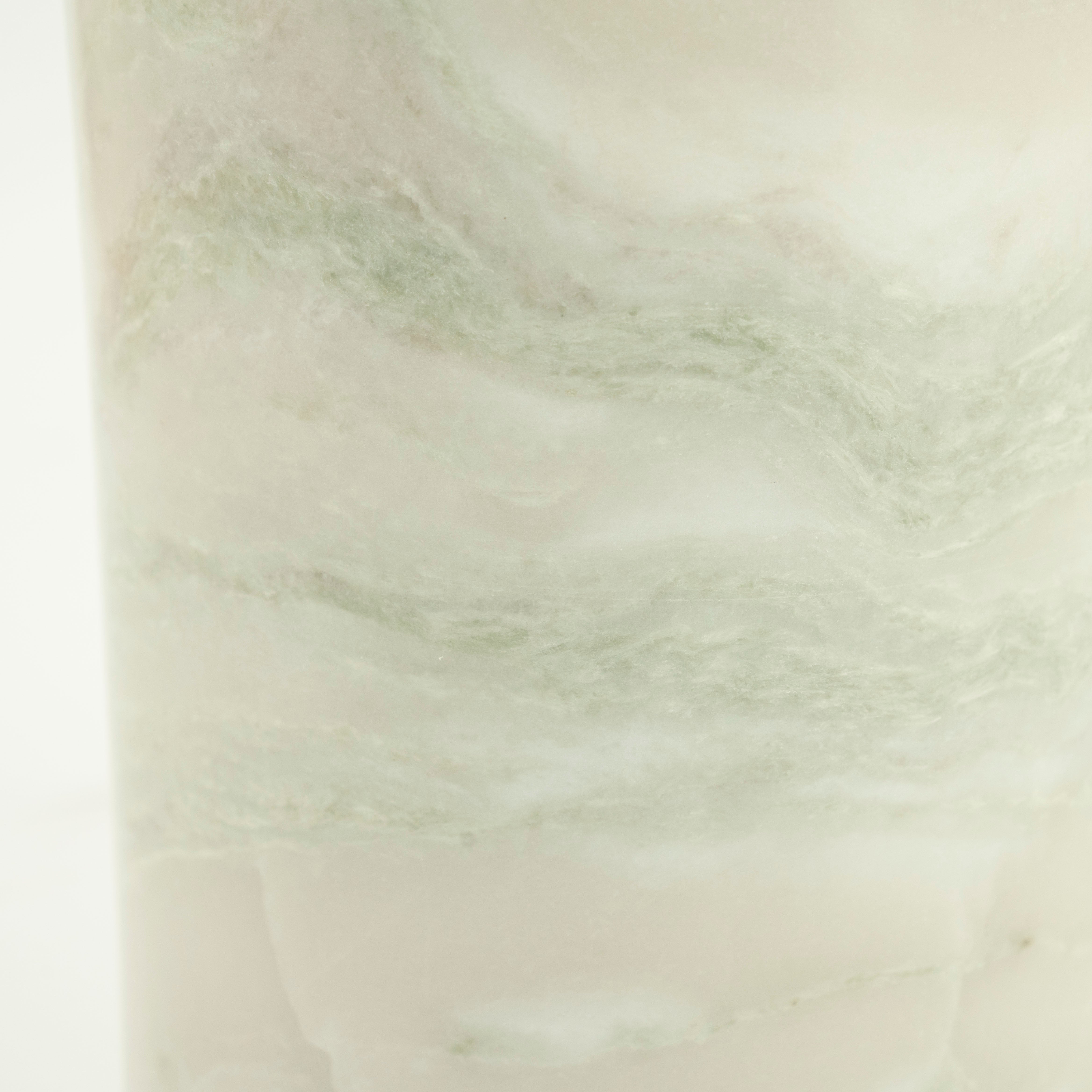 Vase ROSSO hellgrau Marmor