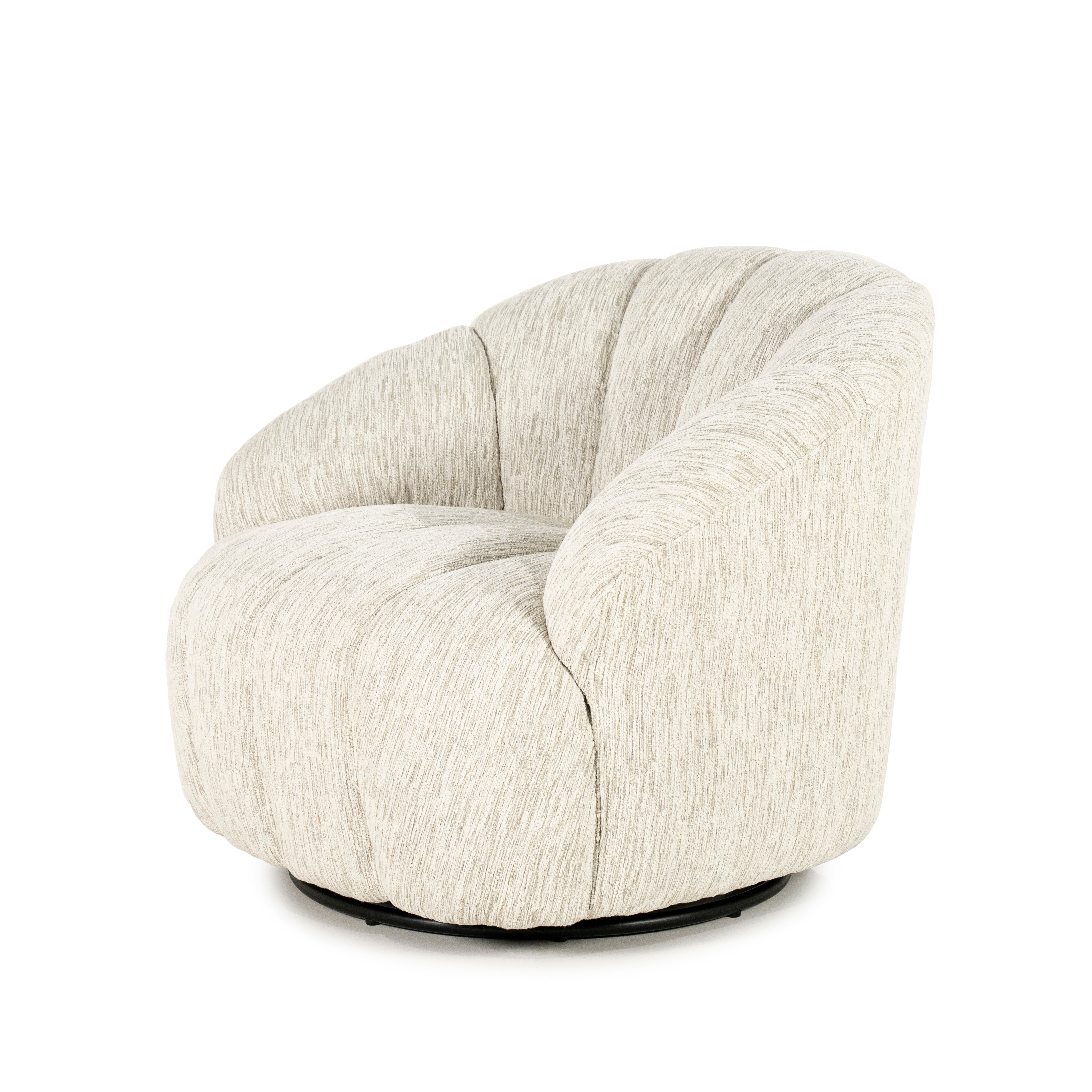 SOGNO Beige Swivel Armchair