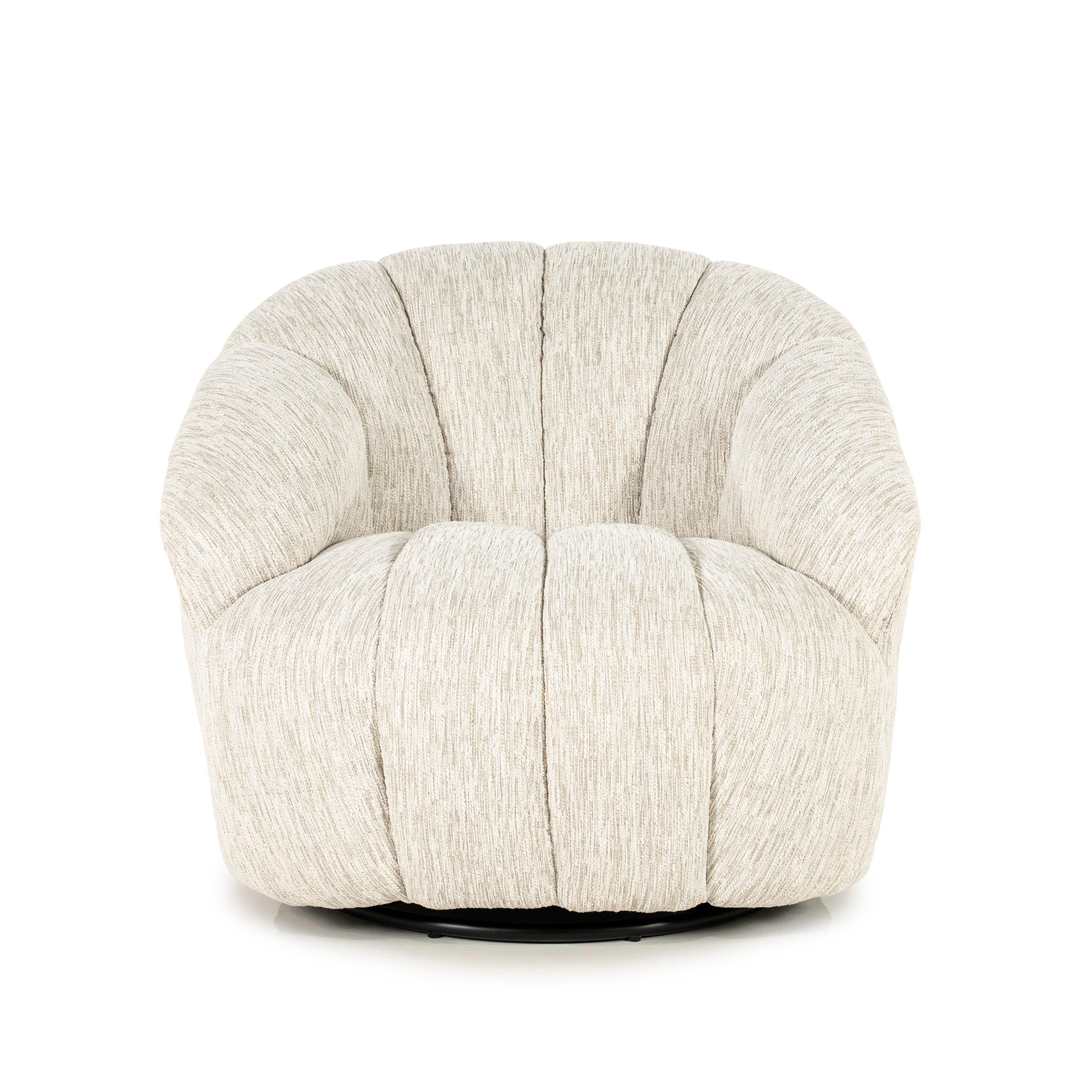 SOGNO Beige Swivel Armchair