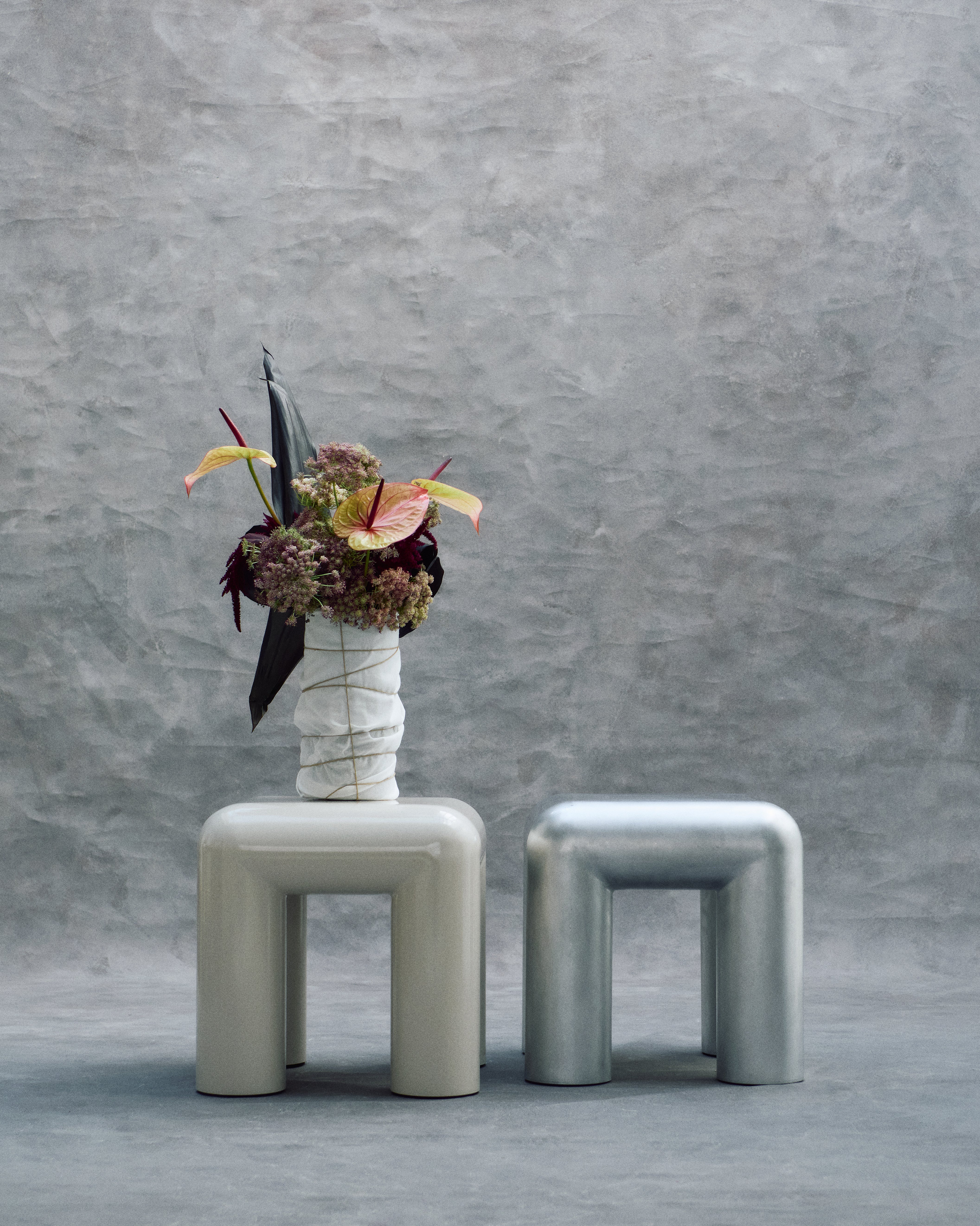 Beistelltisch CUBIO hellbeige