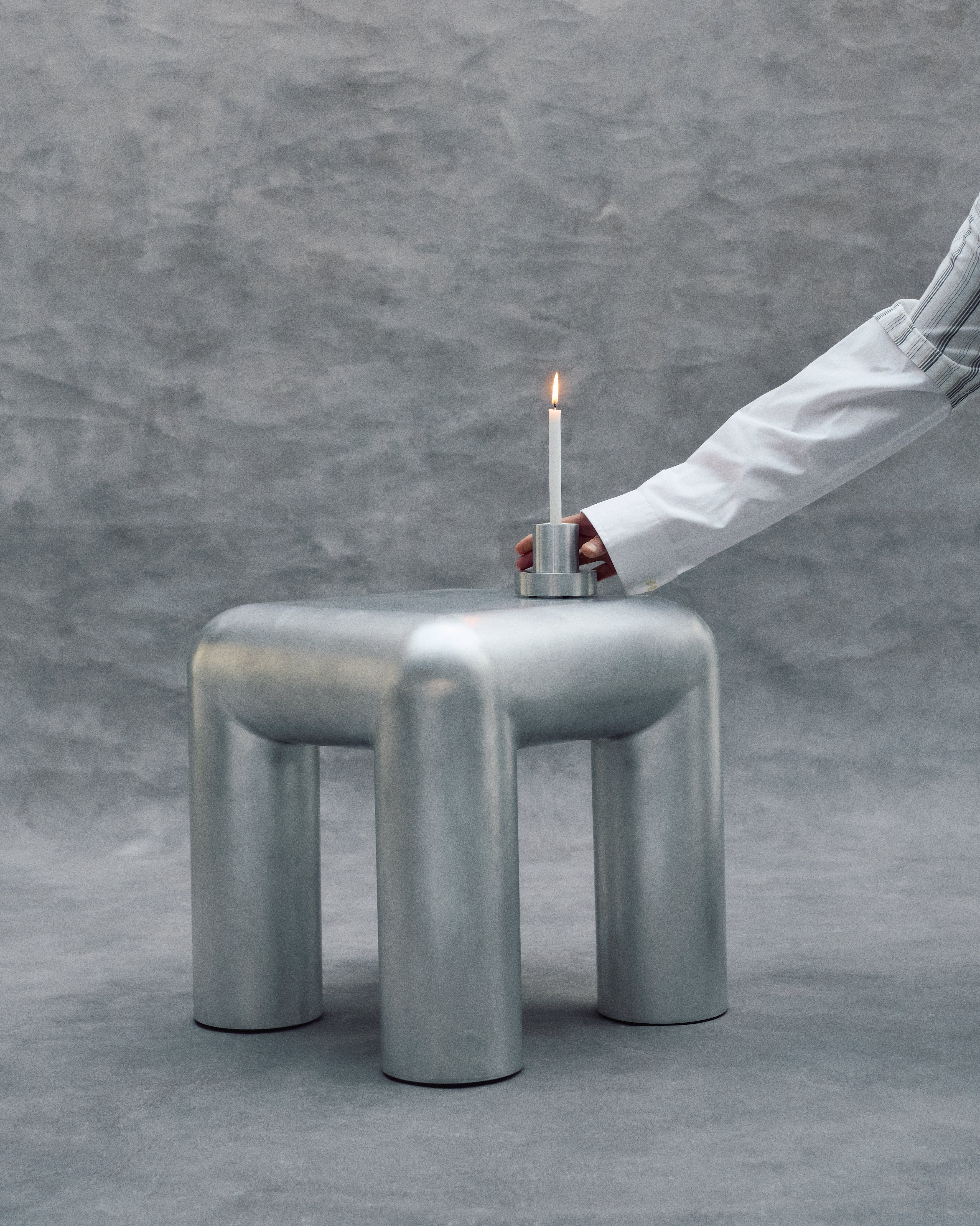 Beistelltisch CUBIO Aluminium