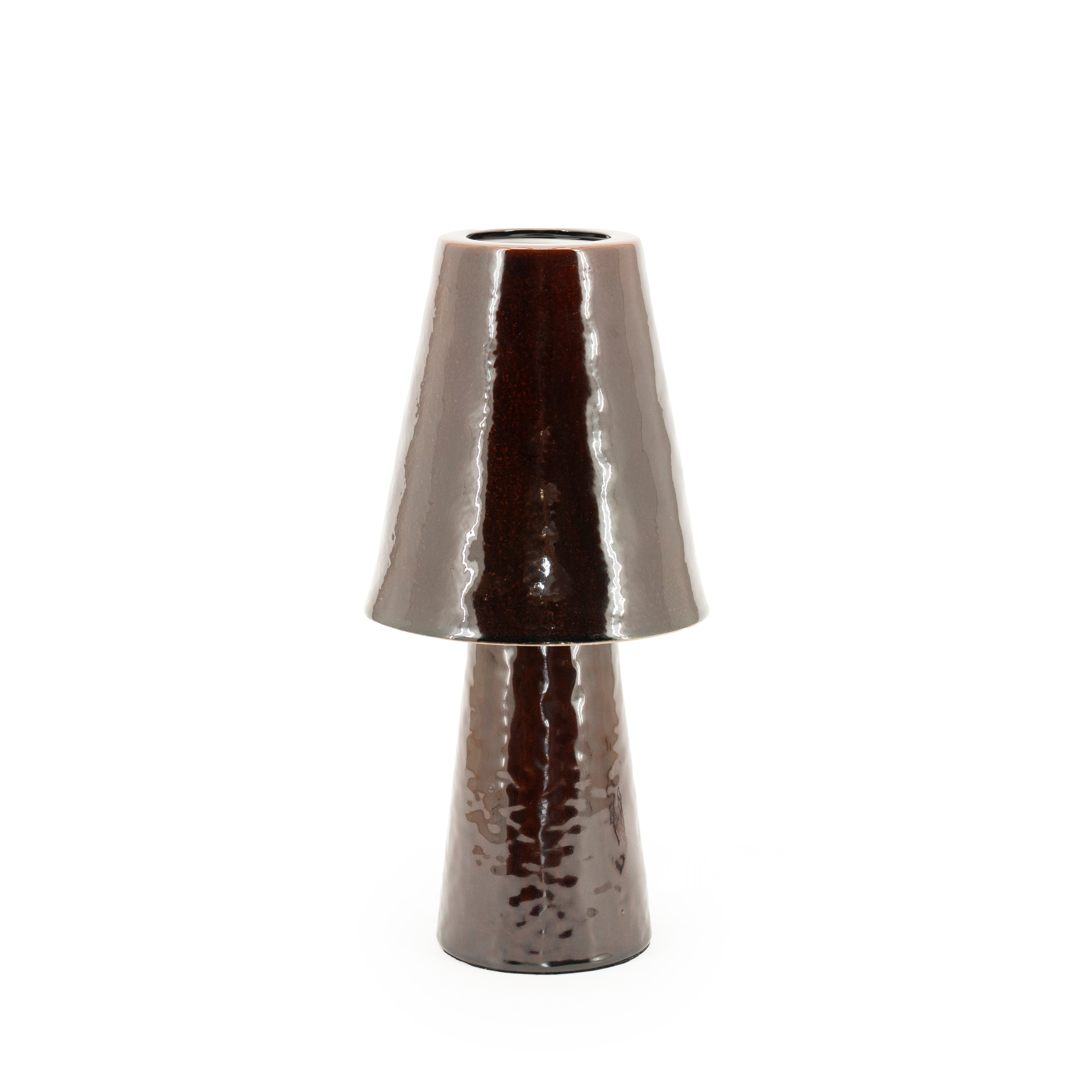 Tischlampe CLAYTON braun