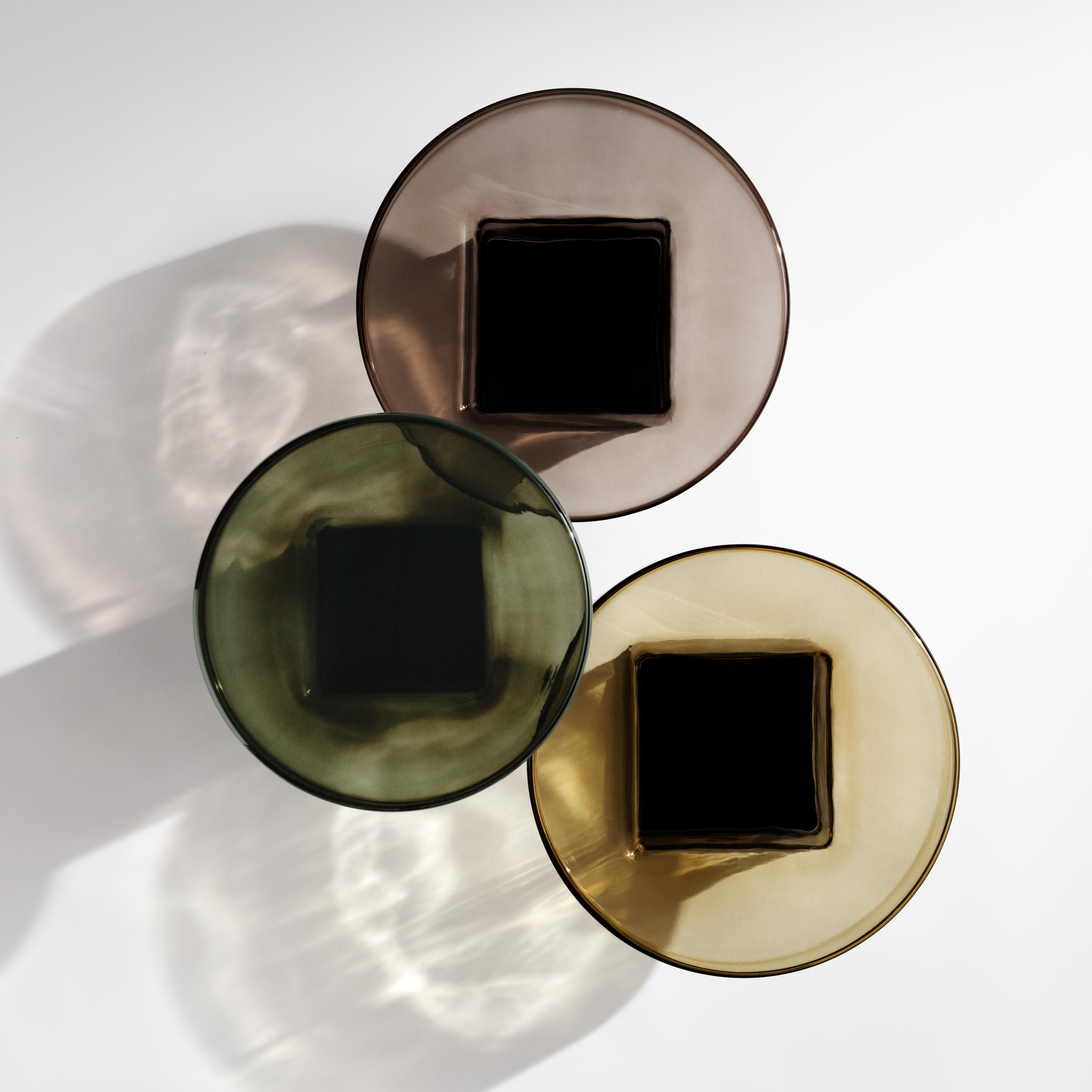 NAKED Side Table Green Glass