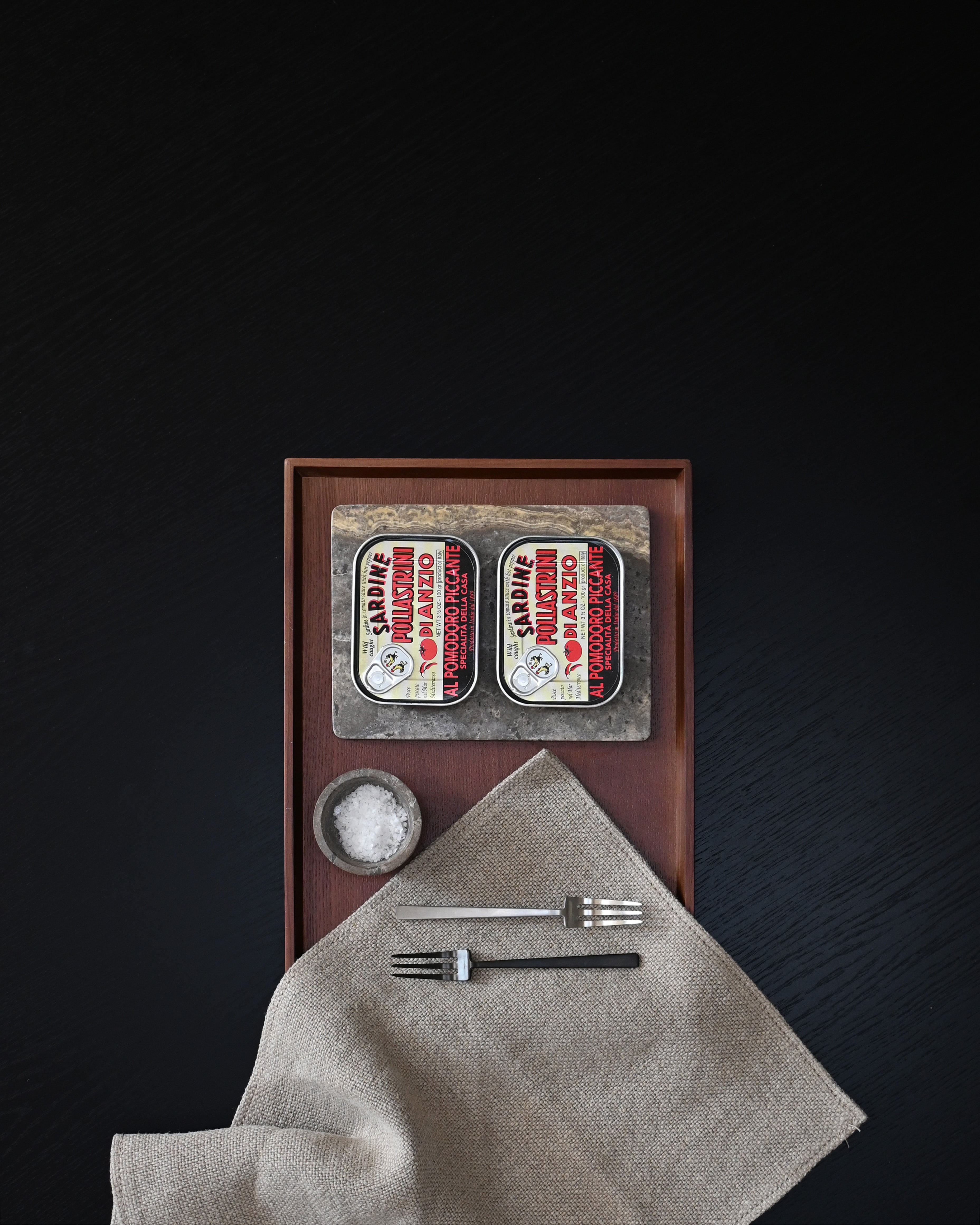 KOGEI black dessert fork set