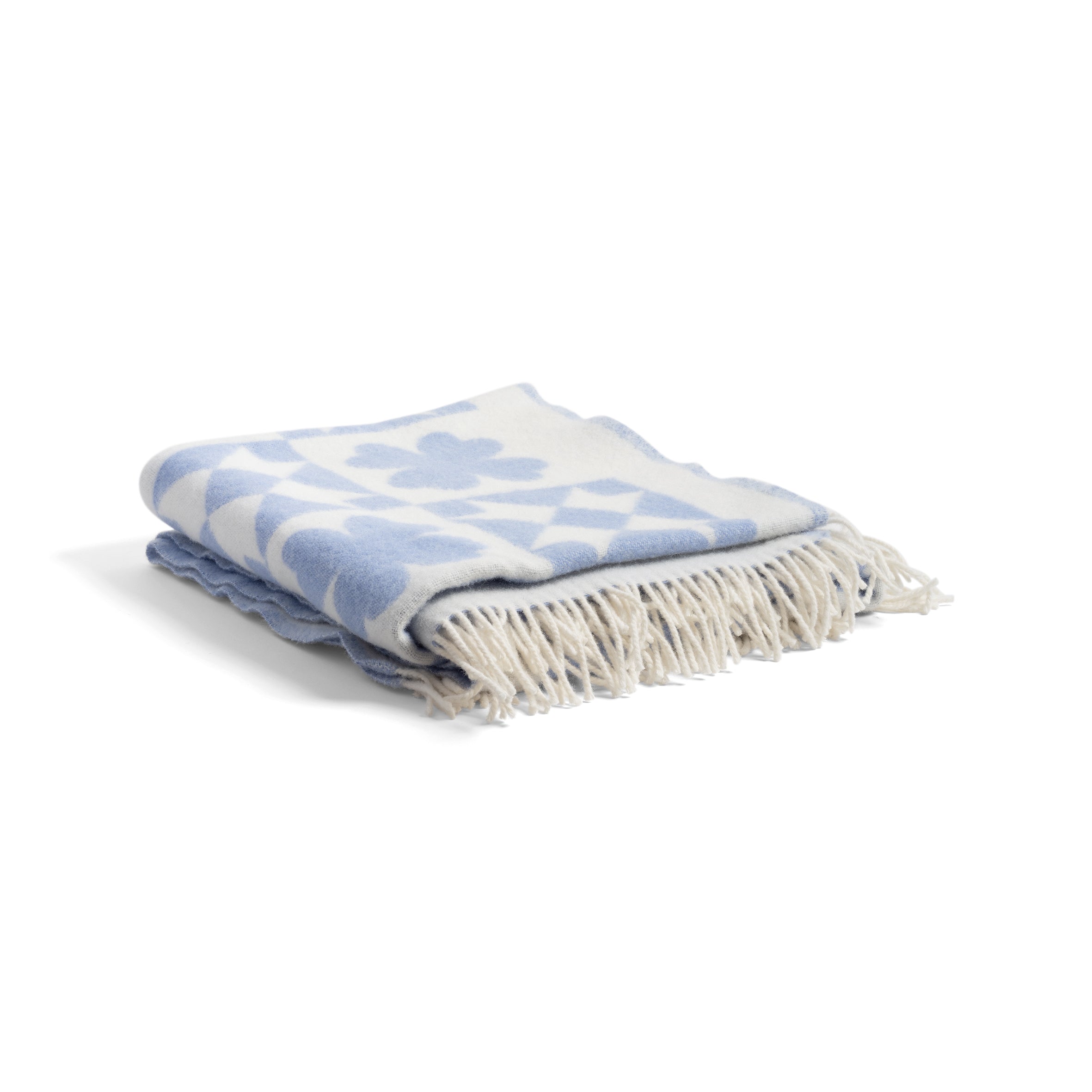 Koc QUILT blau mit Weiß