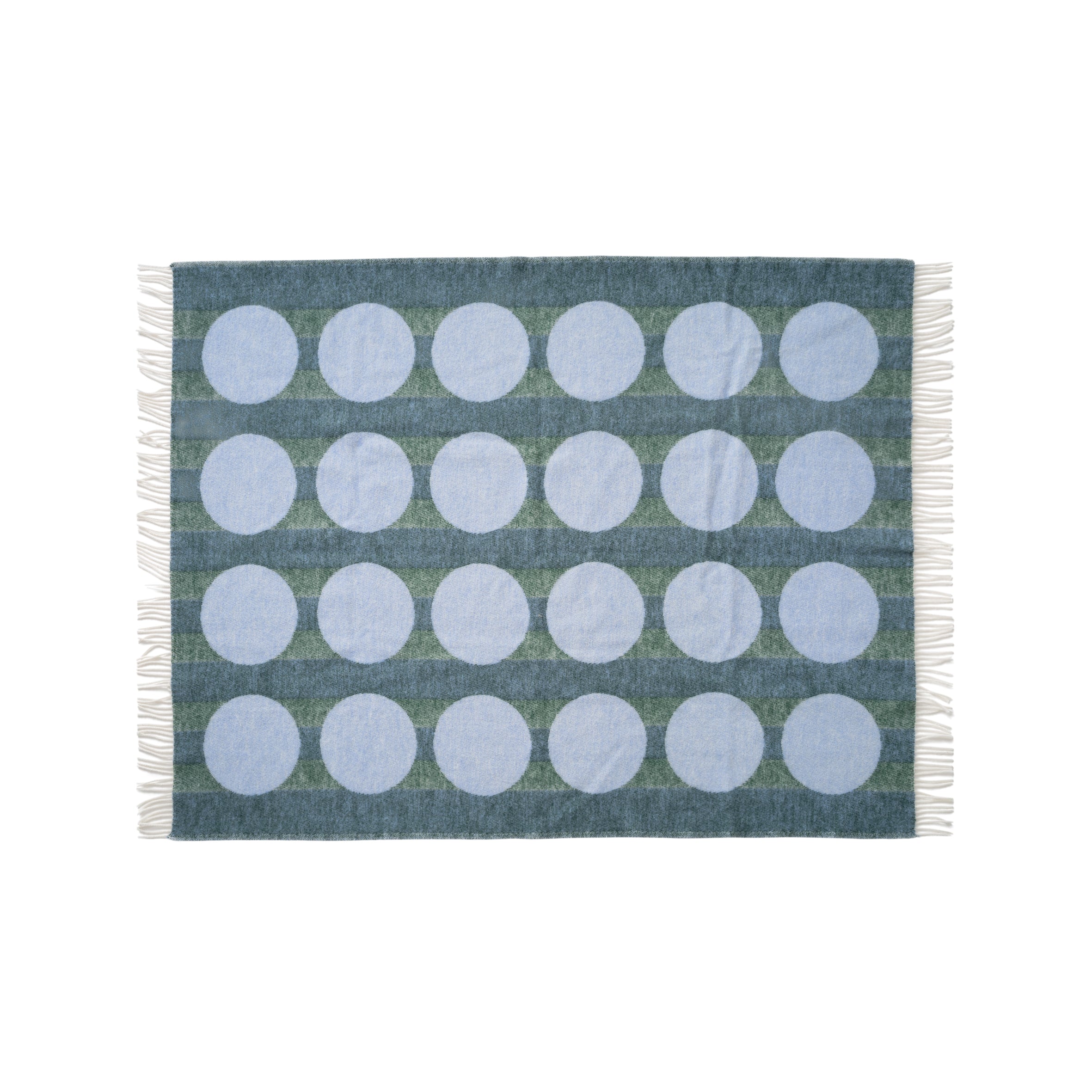 Koc DOT blau mit grün und weiß