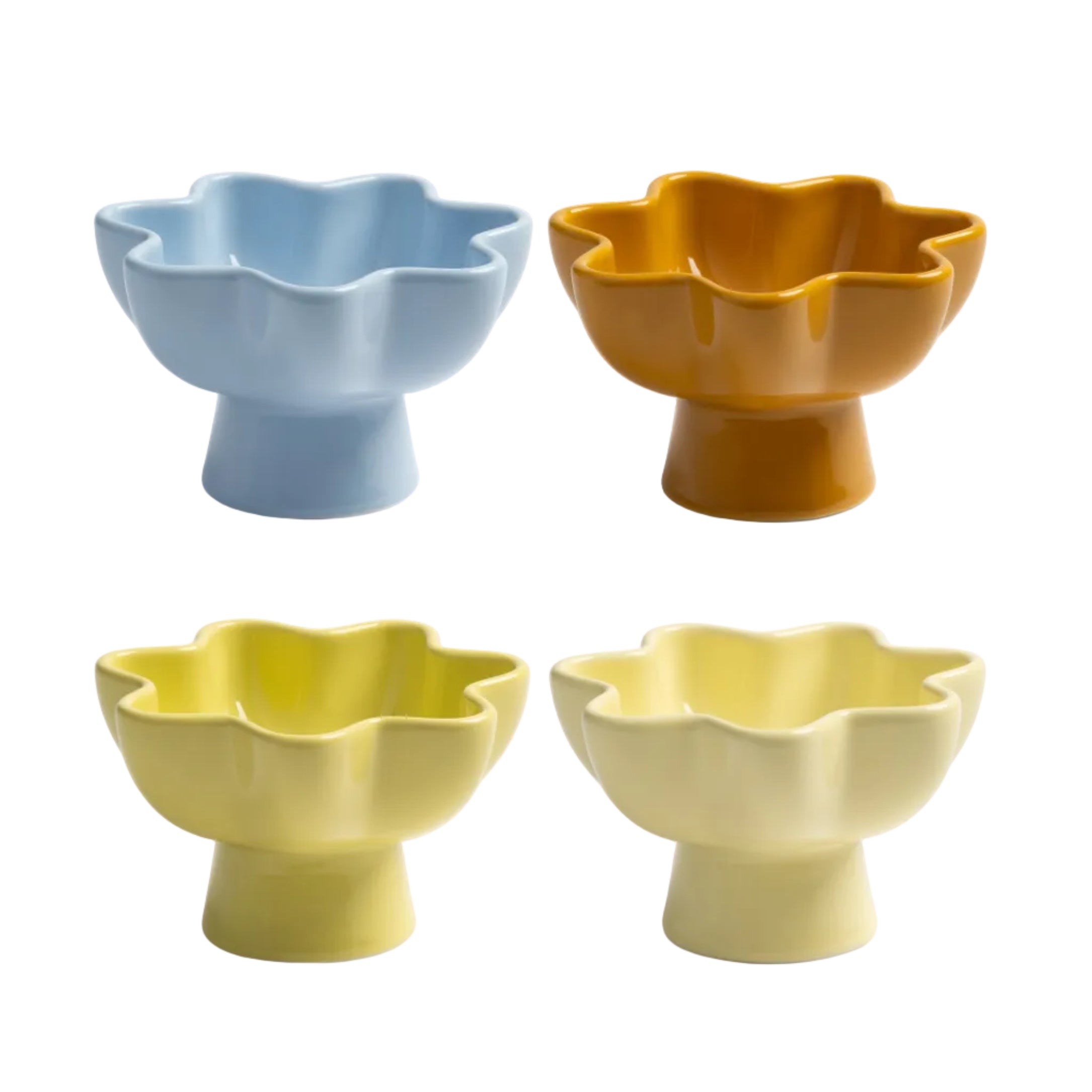 Set von Schalen SUN farbige Porzellan