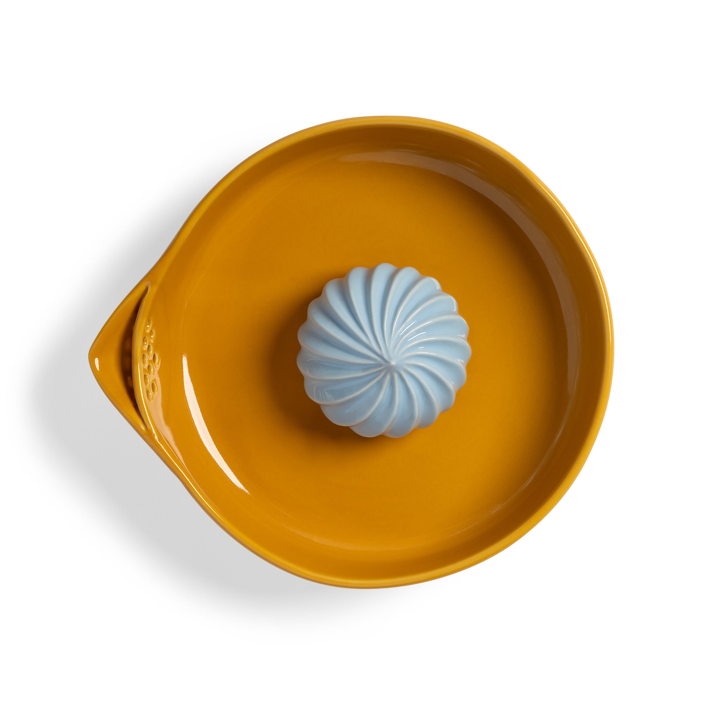 PUDDING Citrus Juicer Orange with Blue