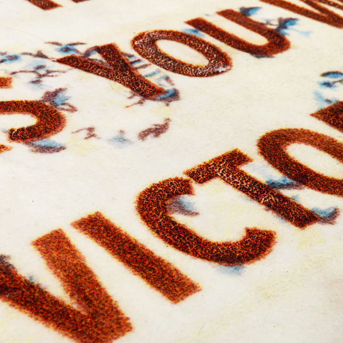 Dekorativer Teppich BURNT - CHOICES cremefarben