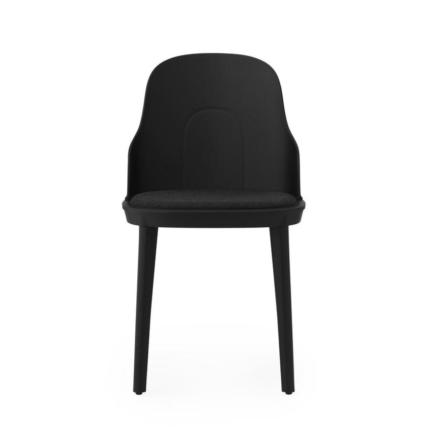Allez PP Black chair with Main Line Flax upholstery