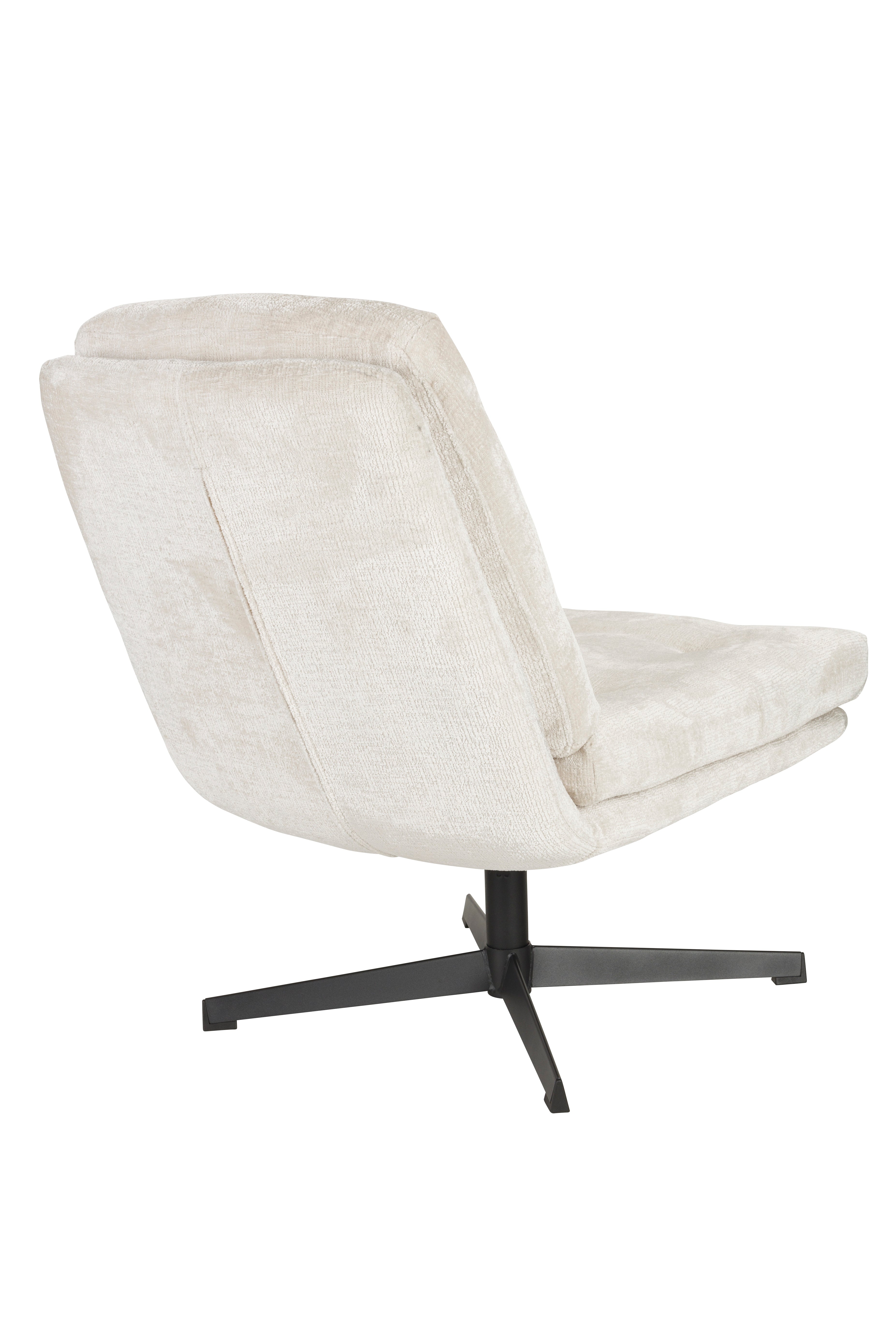 KAI Armchair white with black base