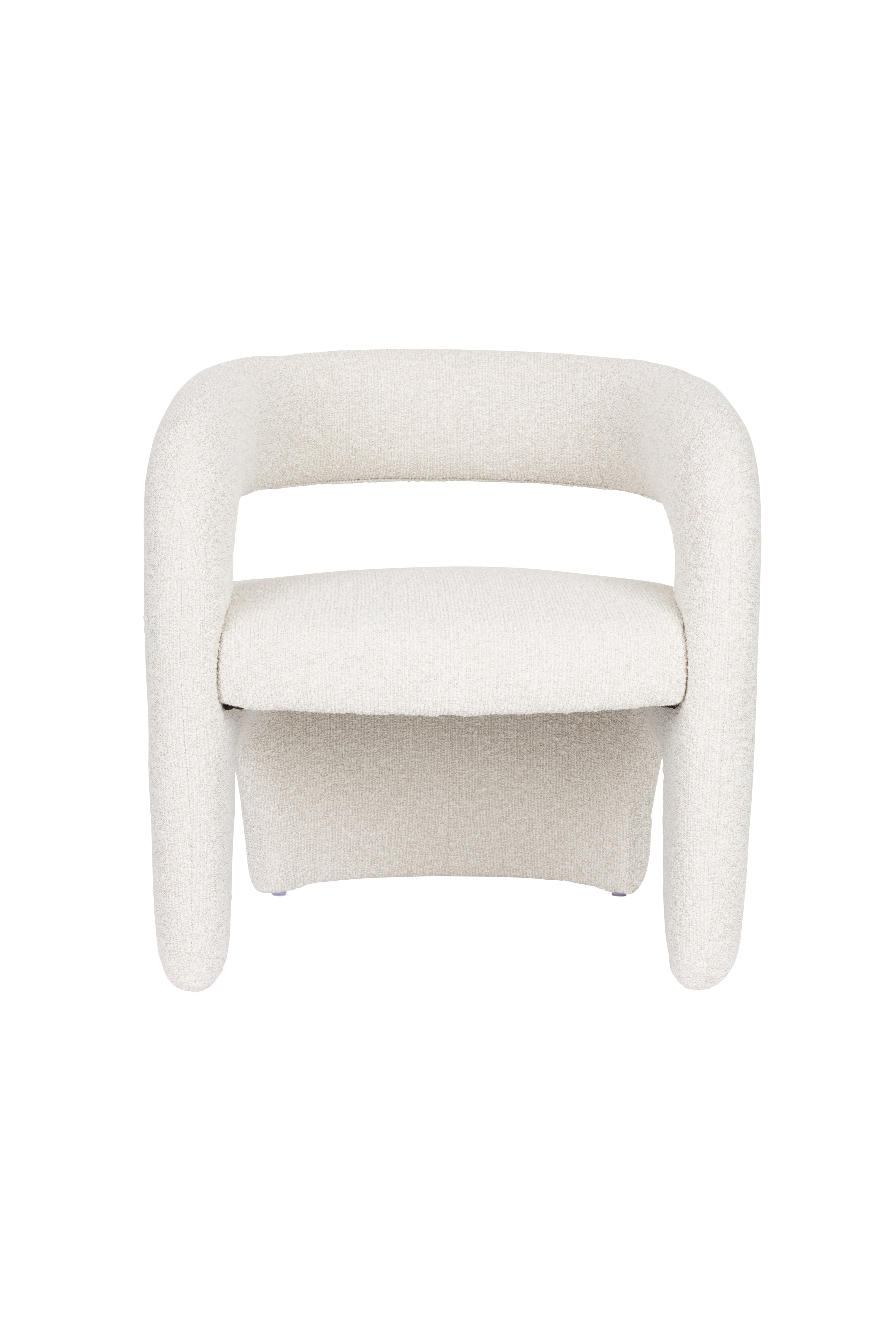 NOVA white armchair