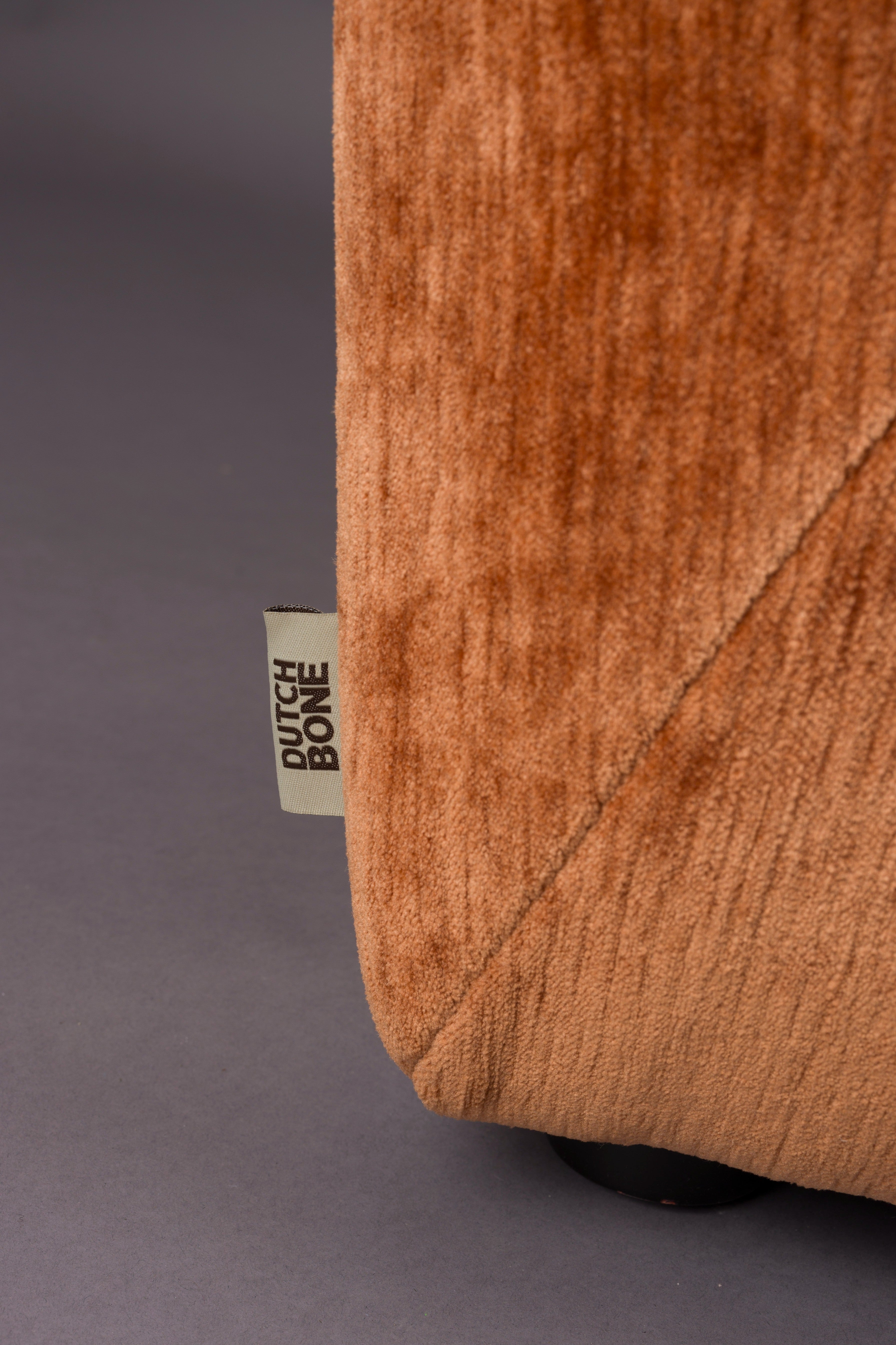 Sofa 2-sitzig GIADA kupferfarbener Samt