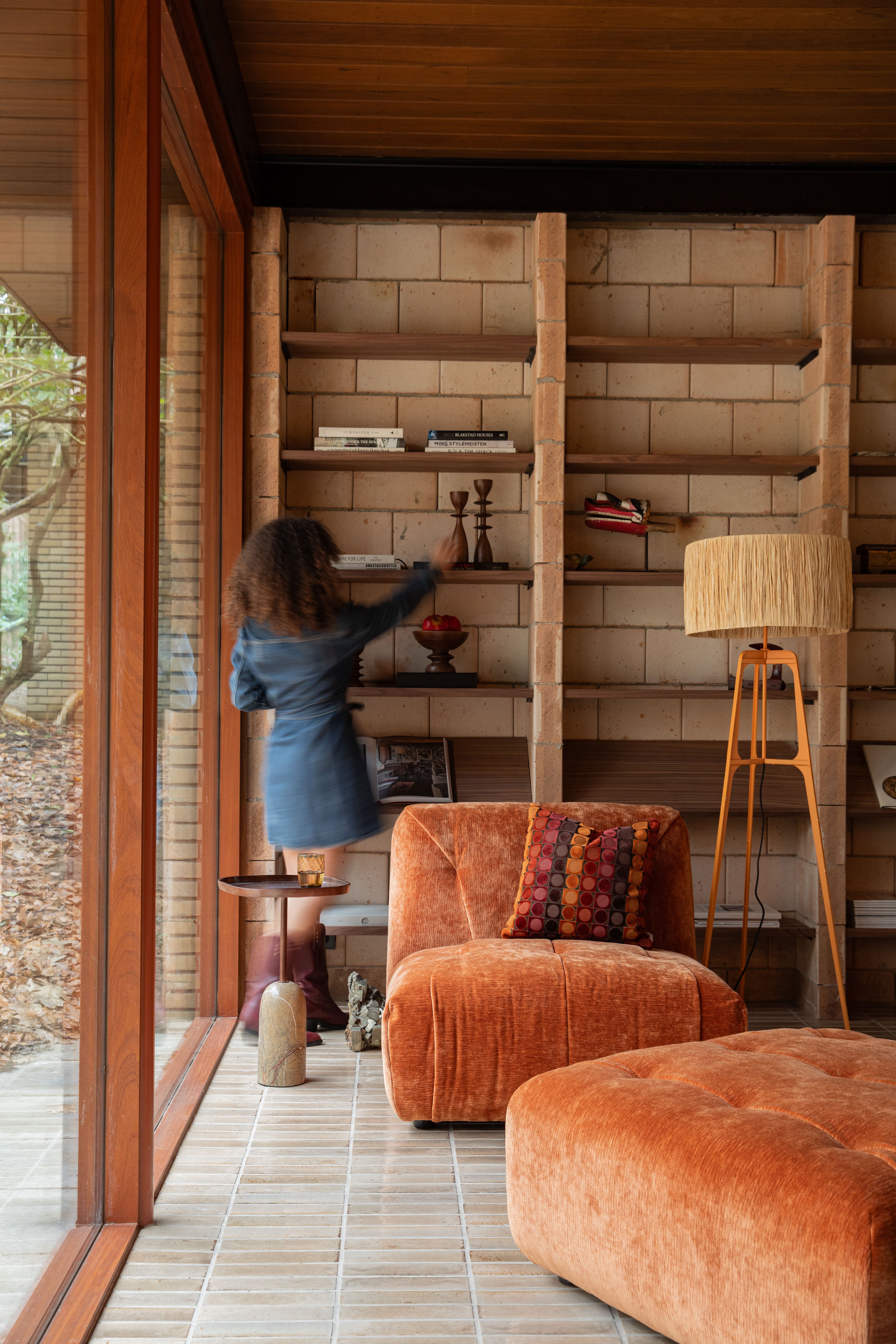 Puf GIADA kupferner Samt