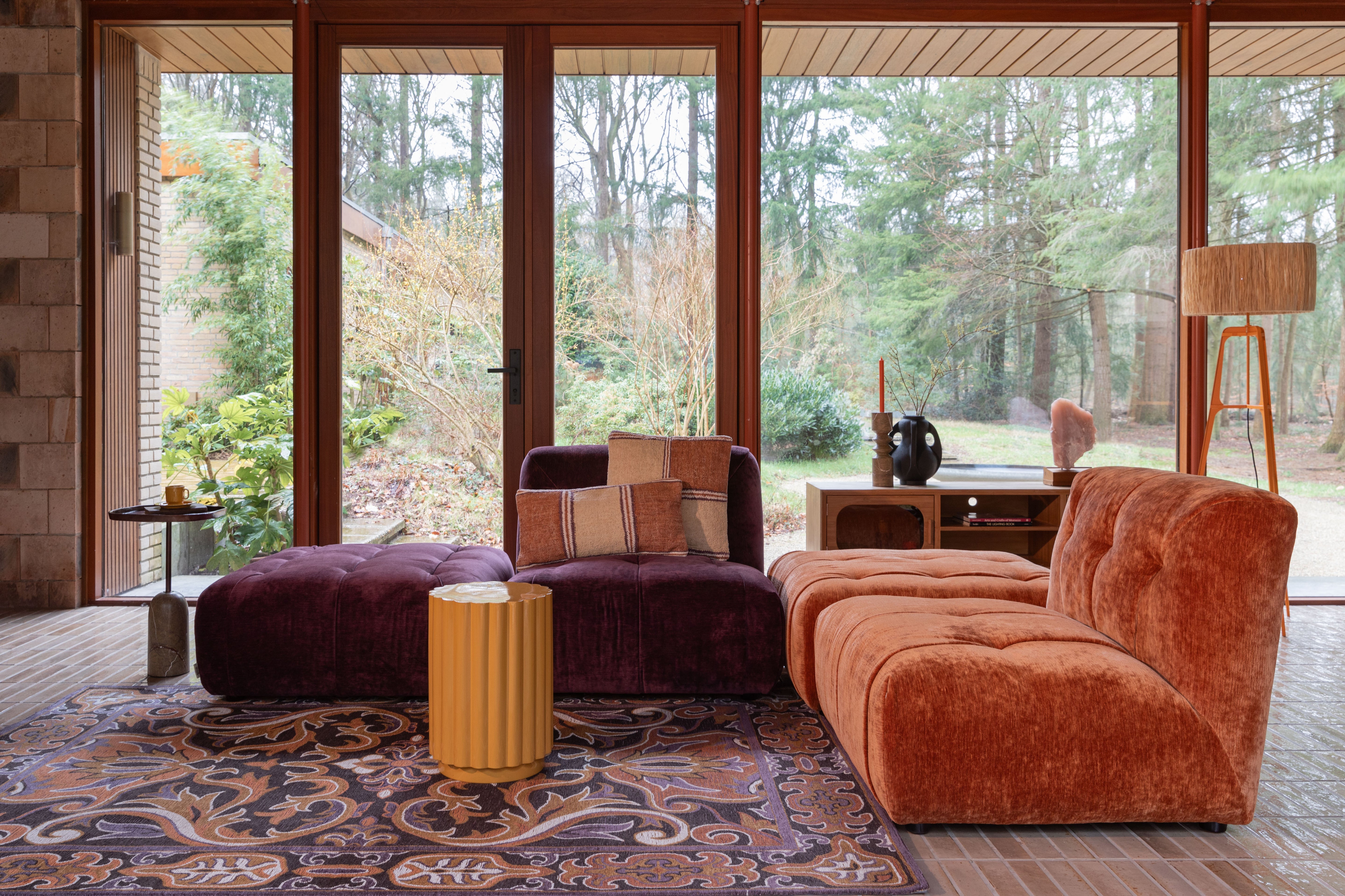 Puf GIADA kupferner Samt