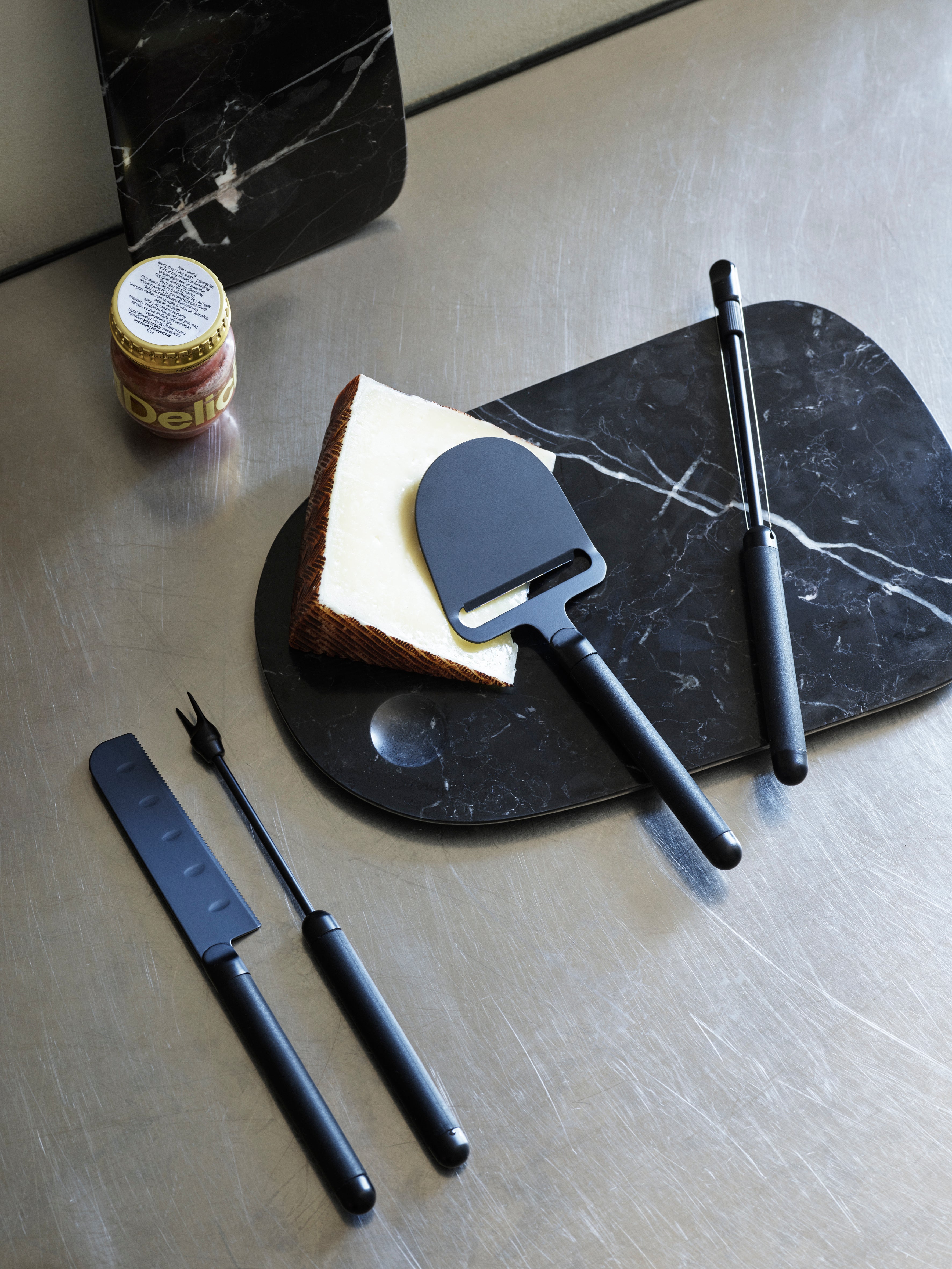 Black PEBBLE Cheese Fork