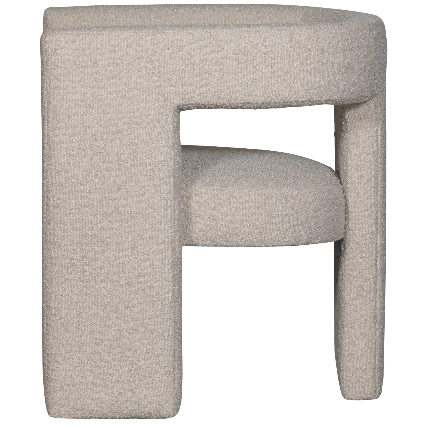 Sessel TIWA beige Bouclé