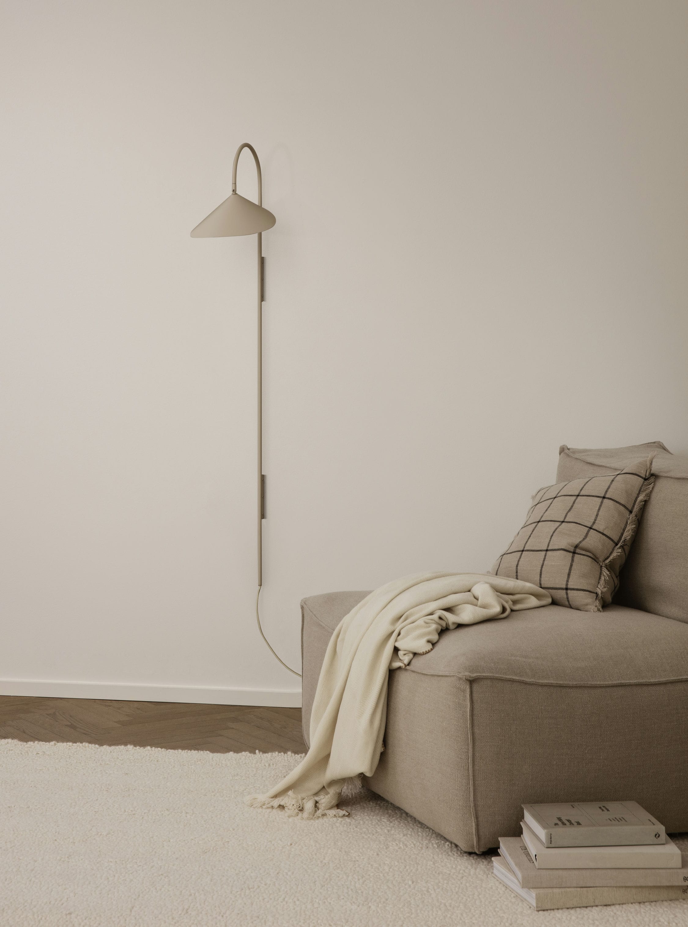 Wandleuchte verstellbar ARUM beige