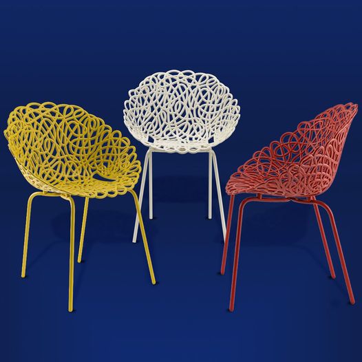 BACANA Gartenstuhl-Set schwarz