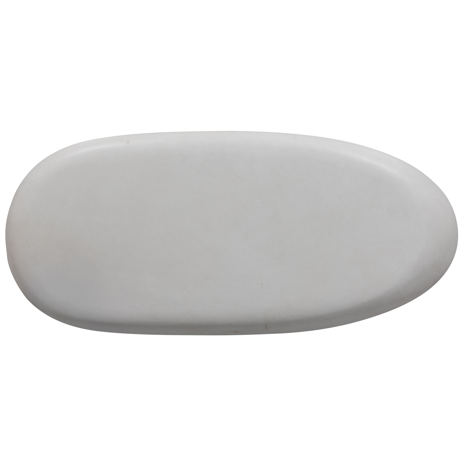Weißer PEBBLE Gartentisch