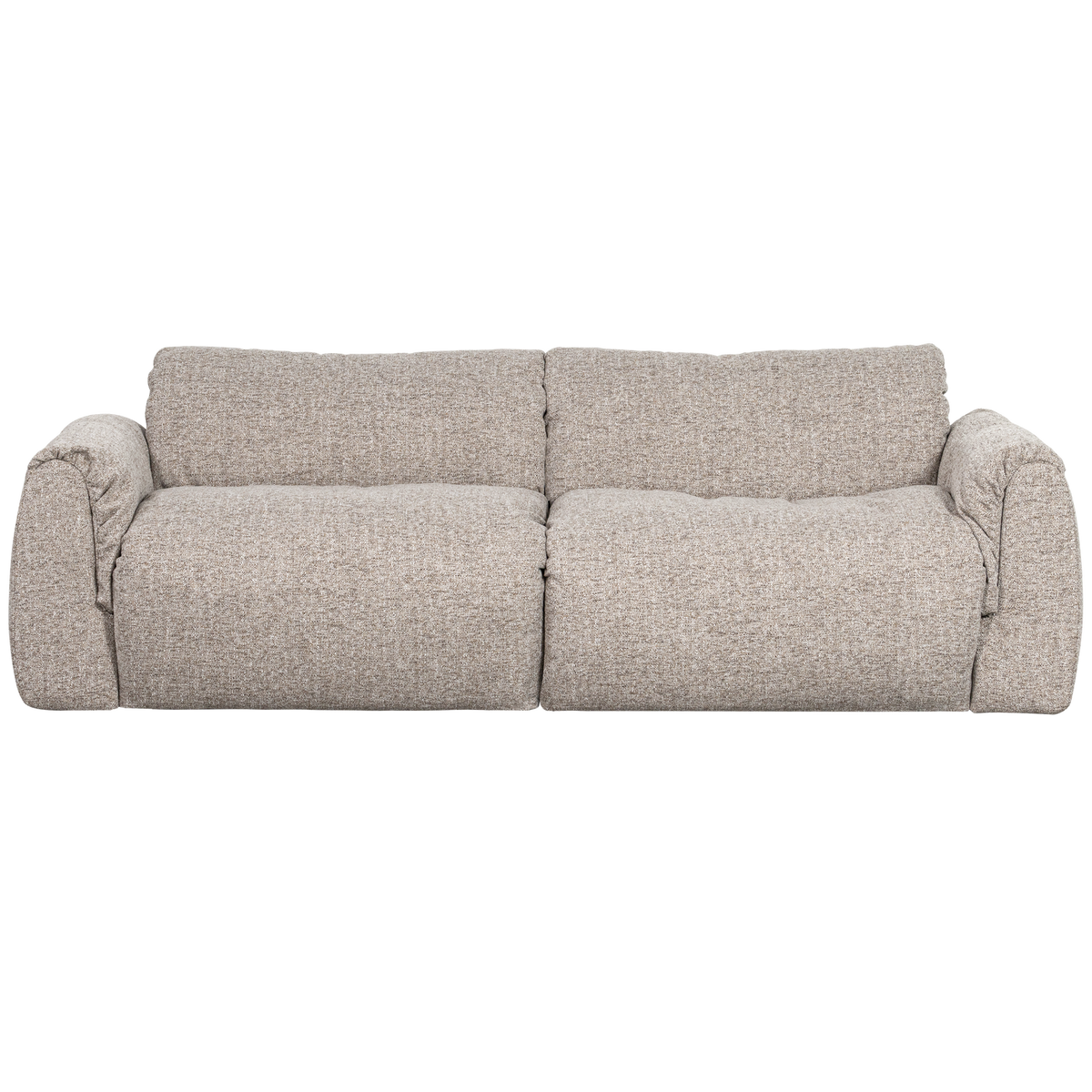 Sofa 2-osobowa BAGGY tkanina pleciona naturalny melanż – ujęcie 2