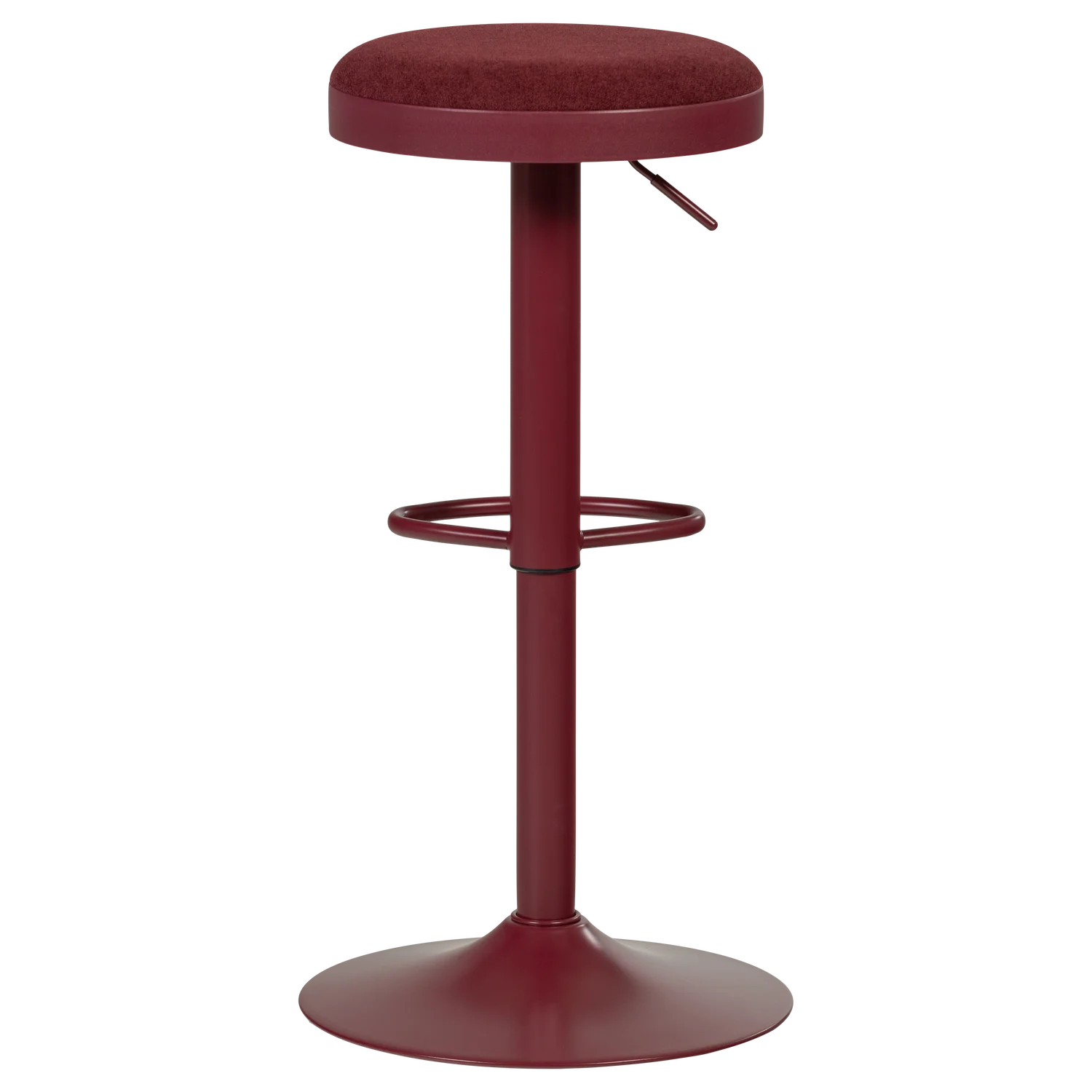 Verstellbarer Hocker MEVO weinrot