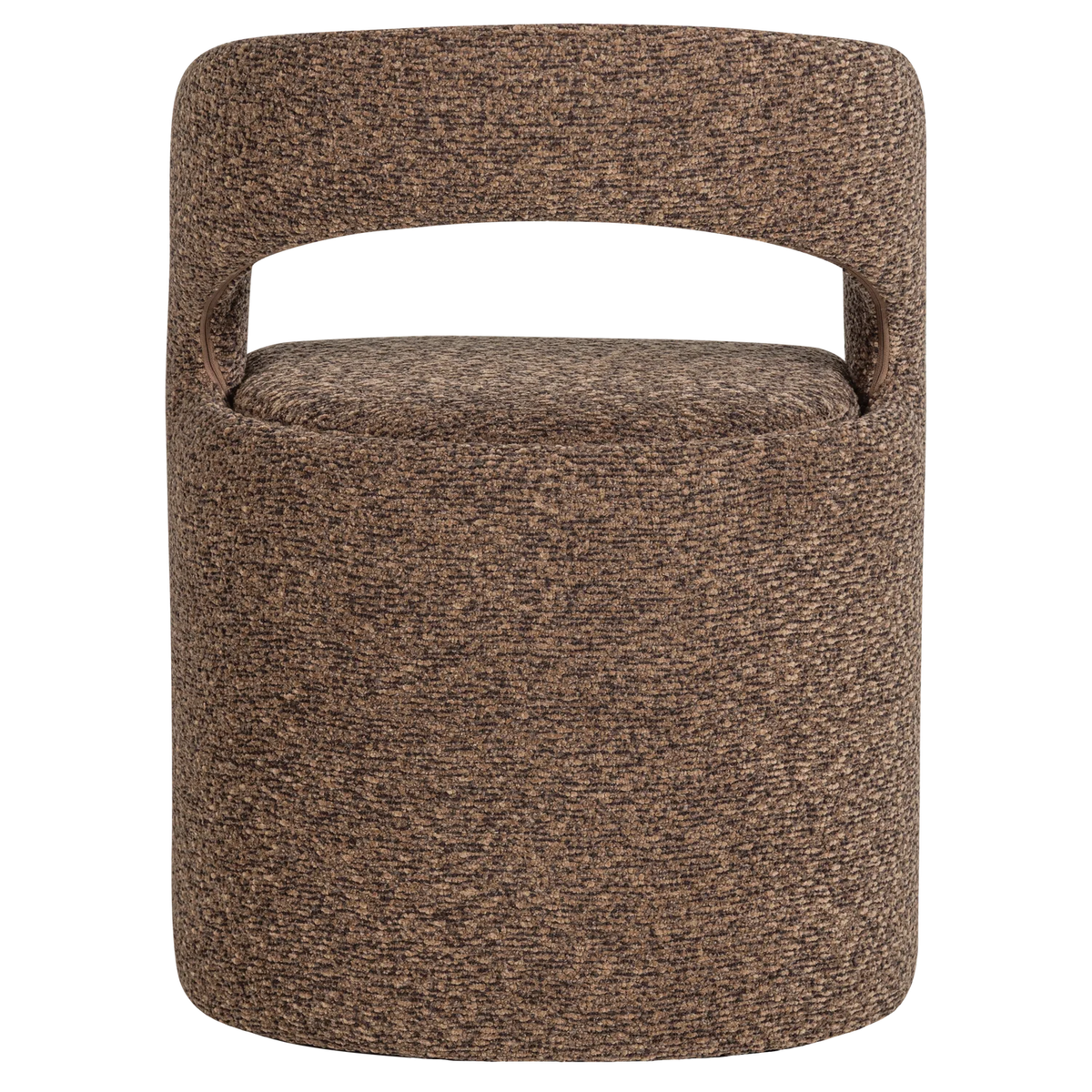 Stuhl LANOR braunes Boucle