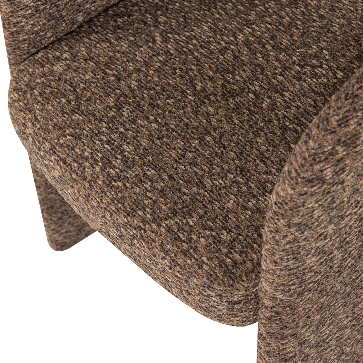 Stuhl LANOR braunes Boucle