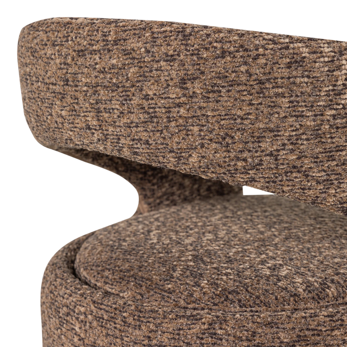 Stuhl LANOR braunes Boucle