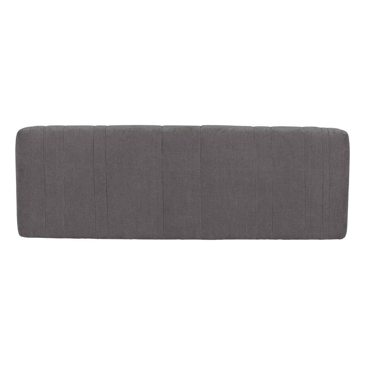Zweisitzer-Sofa OMAIRE graues Chenille