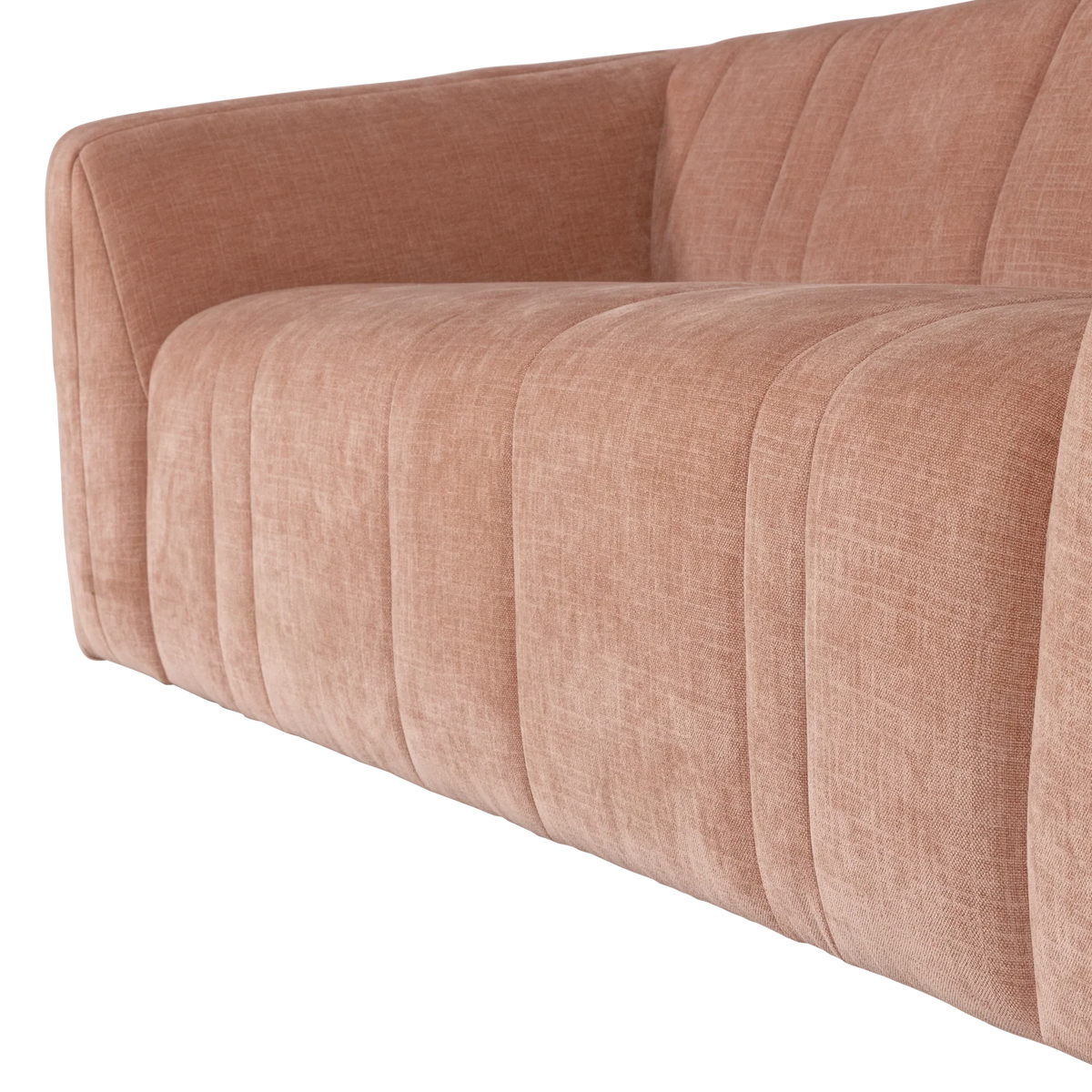 Zweisitzer-Sofa OMAIRE rosa Chenille