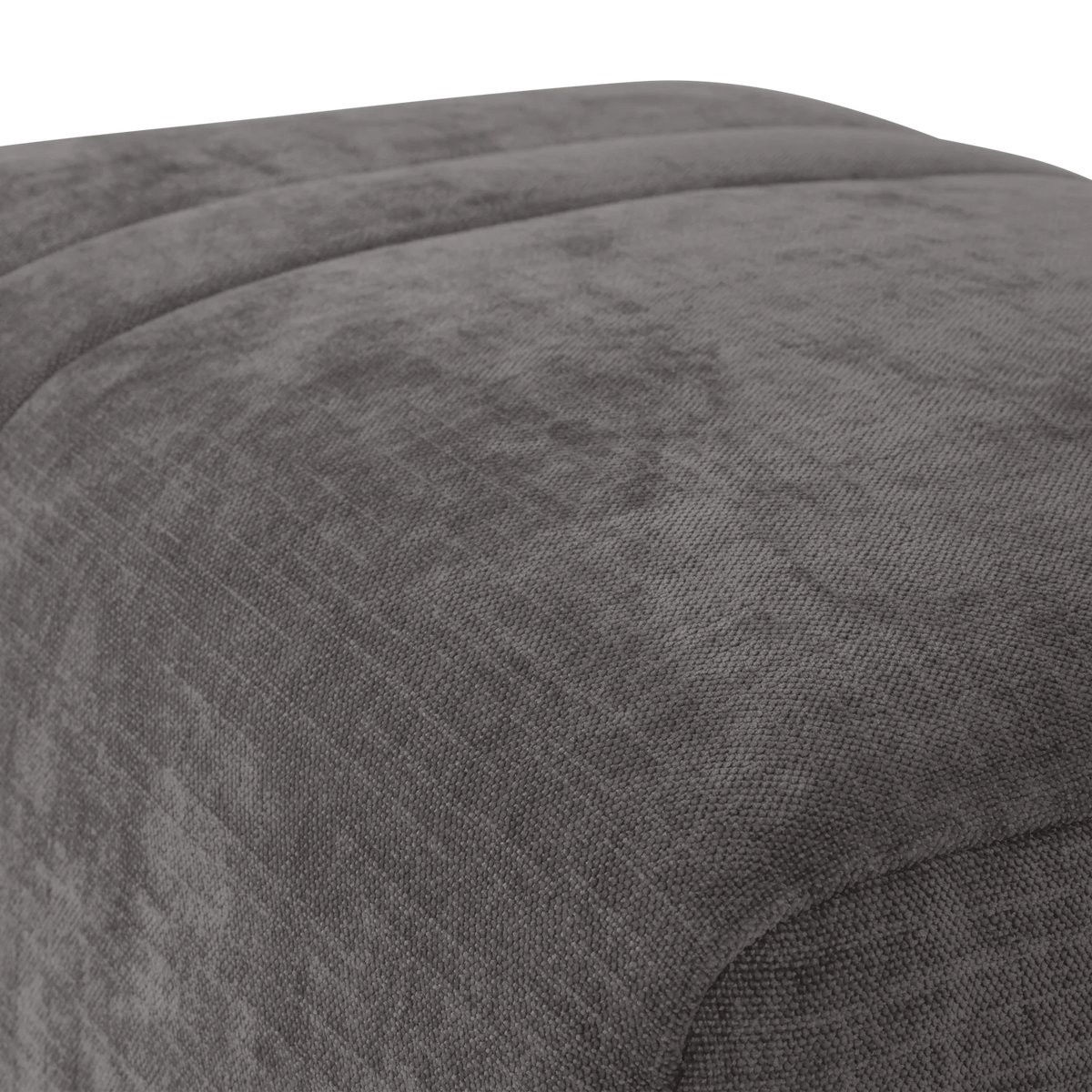 Puff OMAIRE grauer Chenille