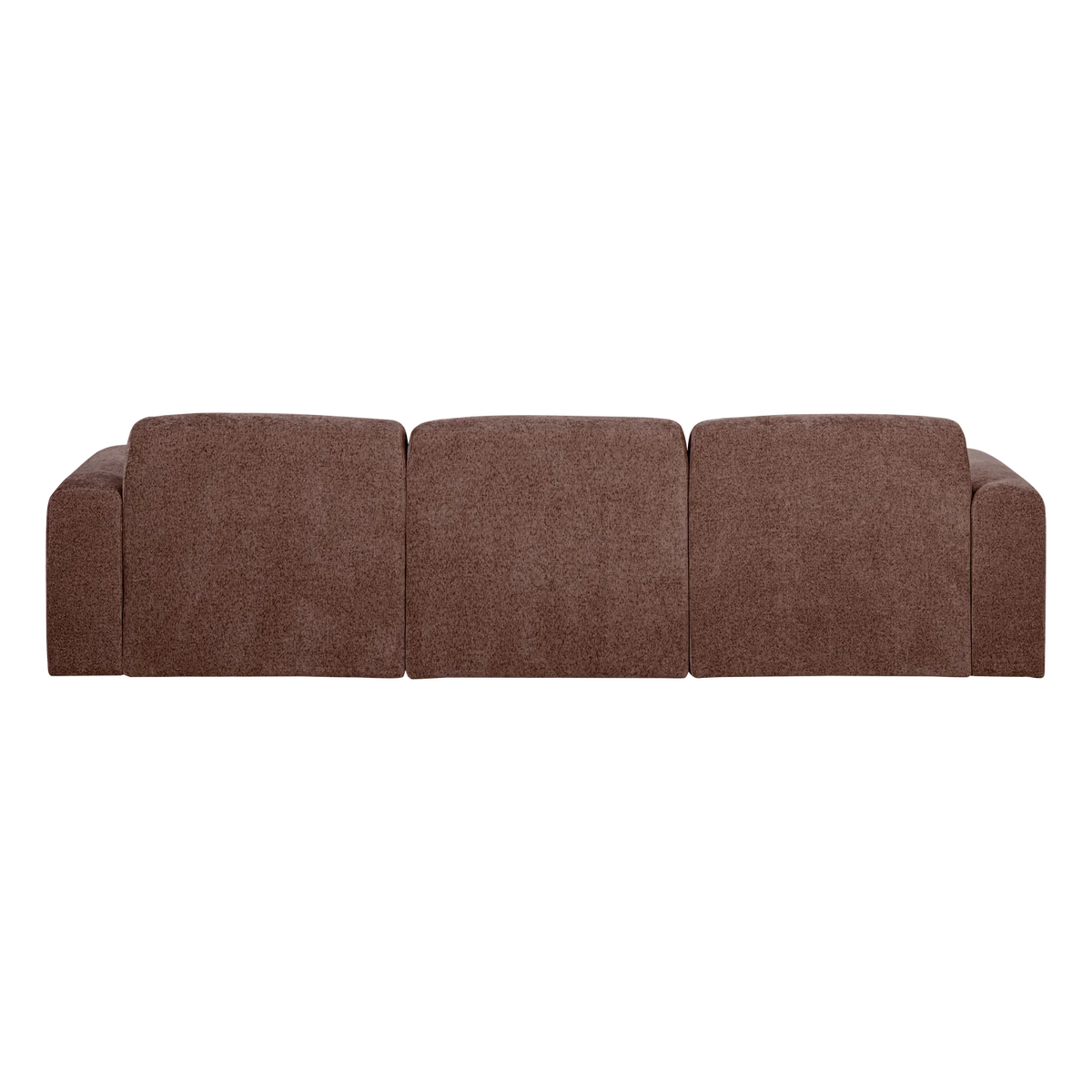 Sofa 3-Sitzer UMINA rosa-braun Chenille