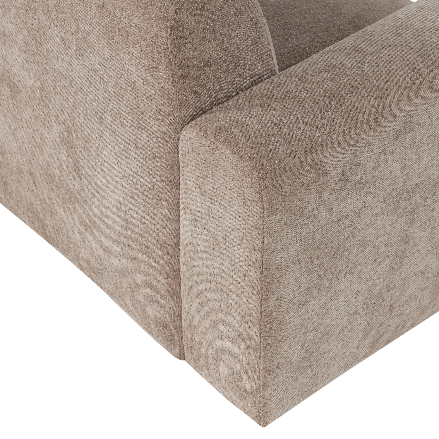 Zweisitzer-Sofa UMINA beiges Chenille
