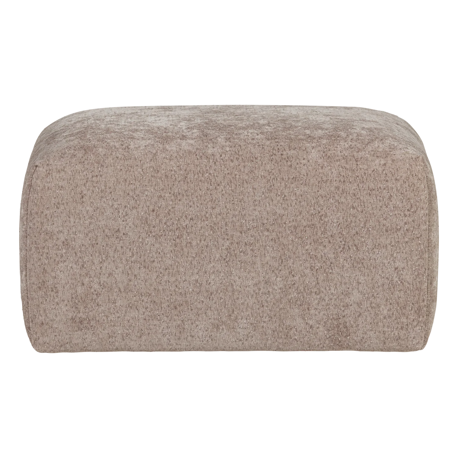 Hocker UMINA beiges Chenille