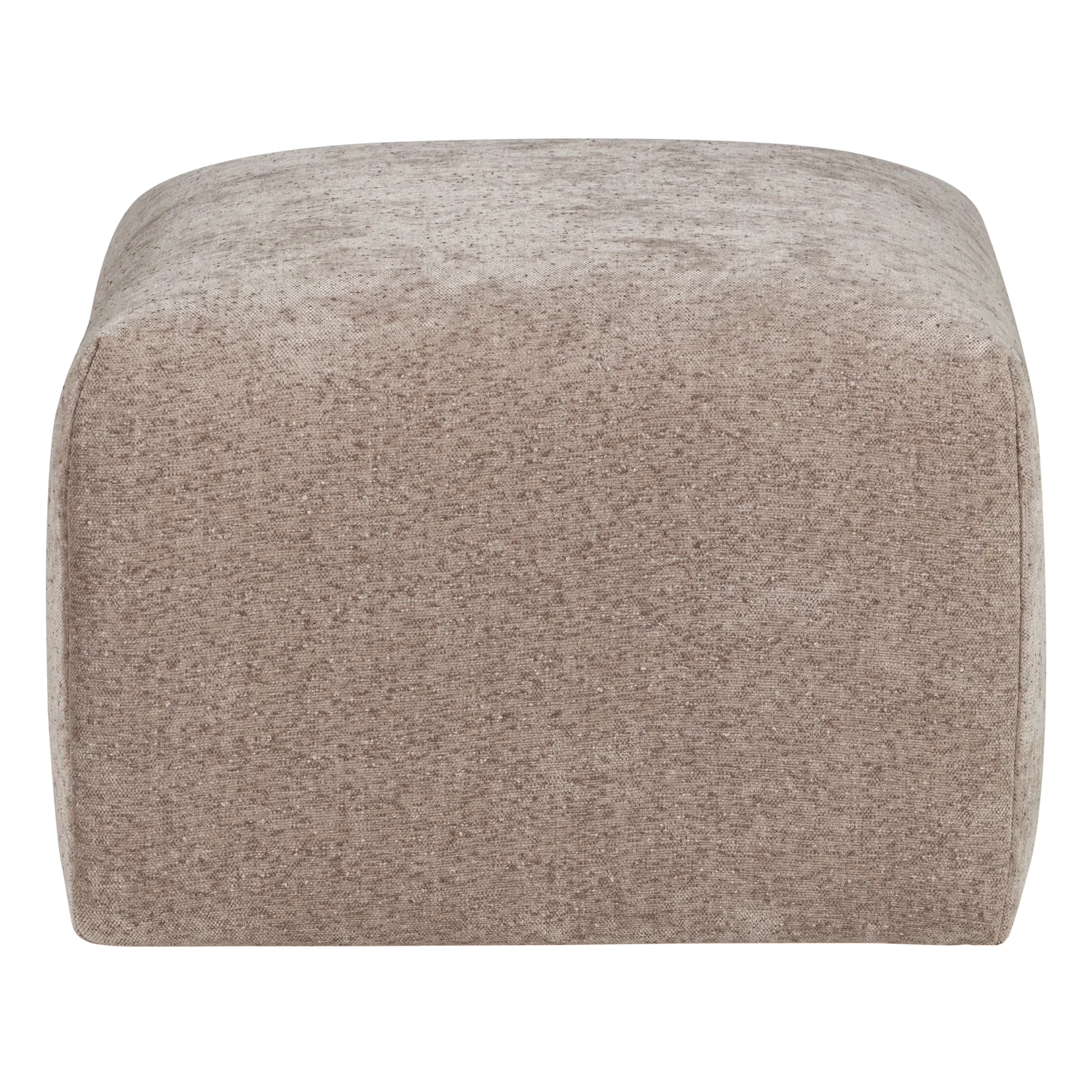 Hocker UMINA beiges Chenille