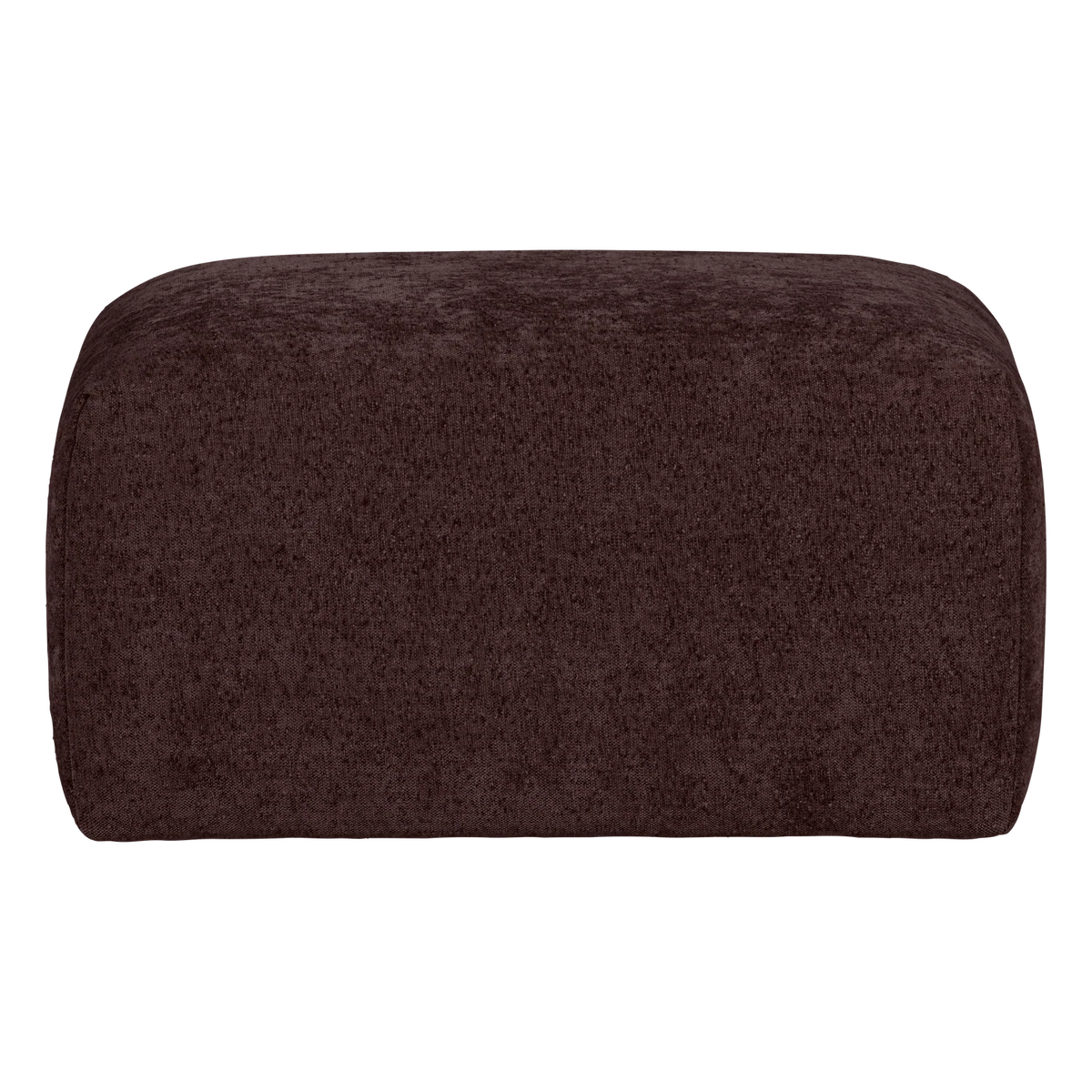 Hocker UMINA dunkles Burgunderchenille