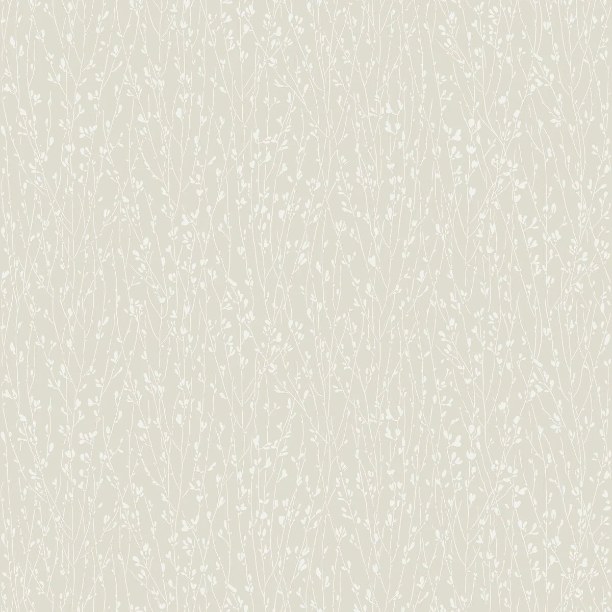 Non-woven paper wallpaper with a plant pattern ELIAS beige