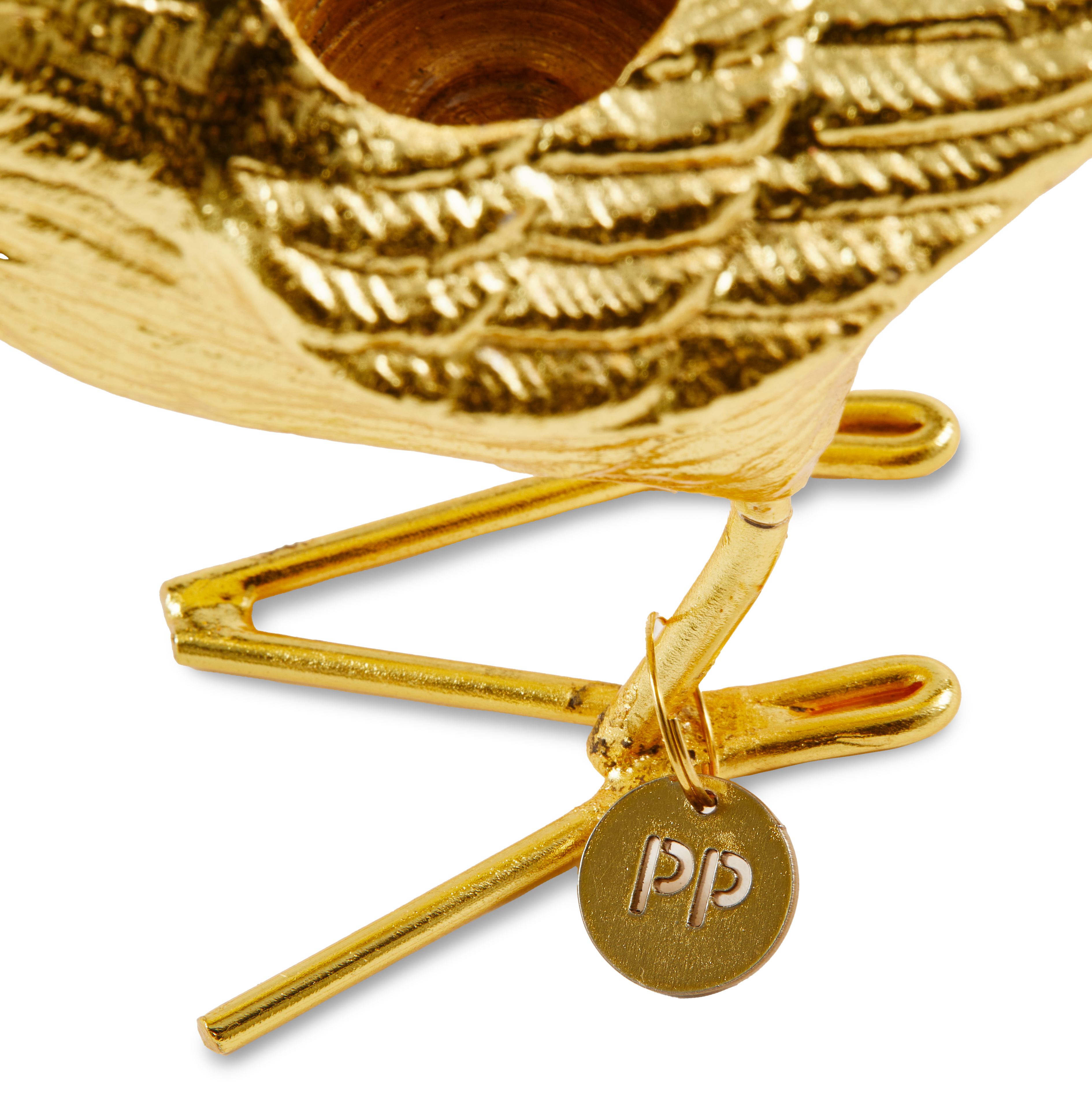 Set von Kerzenhaltern FLOCK OF BIRDS goldfarben