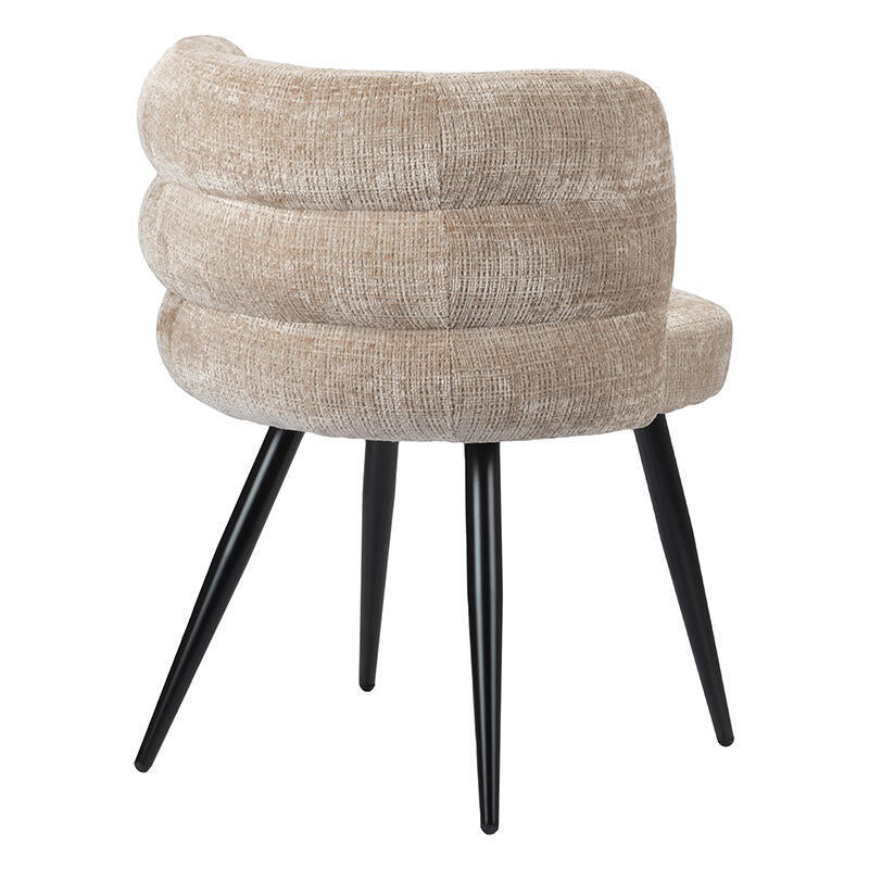 CLOUD Chair Cream Beige with Black Base