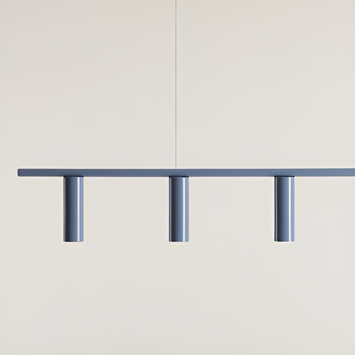 Trevo blue hanging lamp