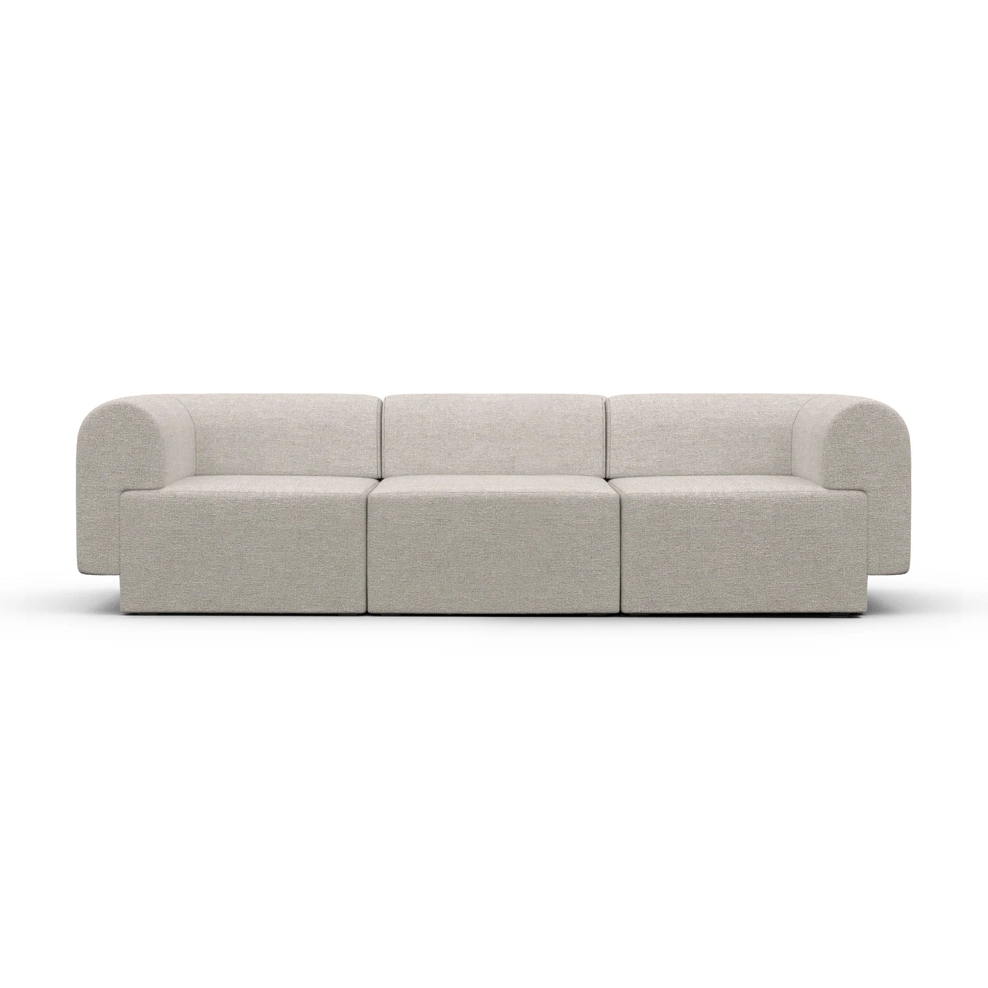 3-Seater Sofa TORI Light Gray