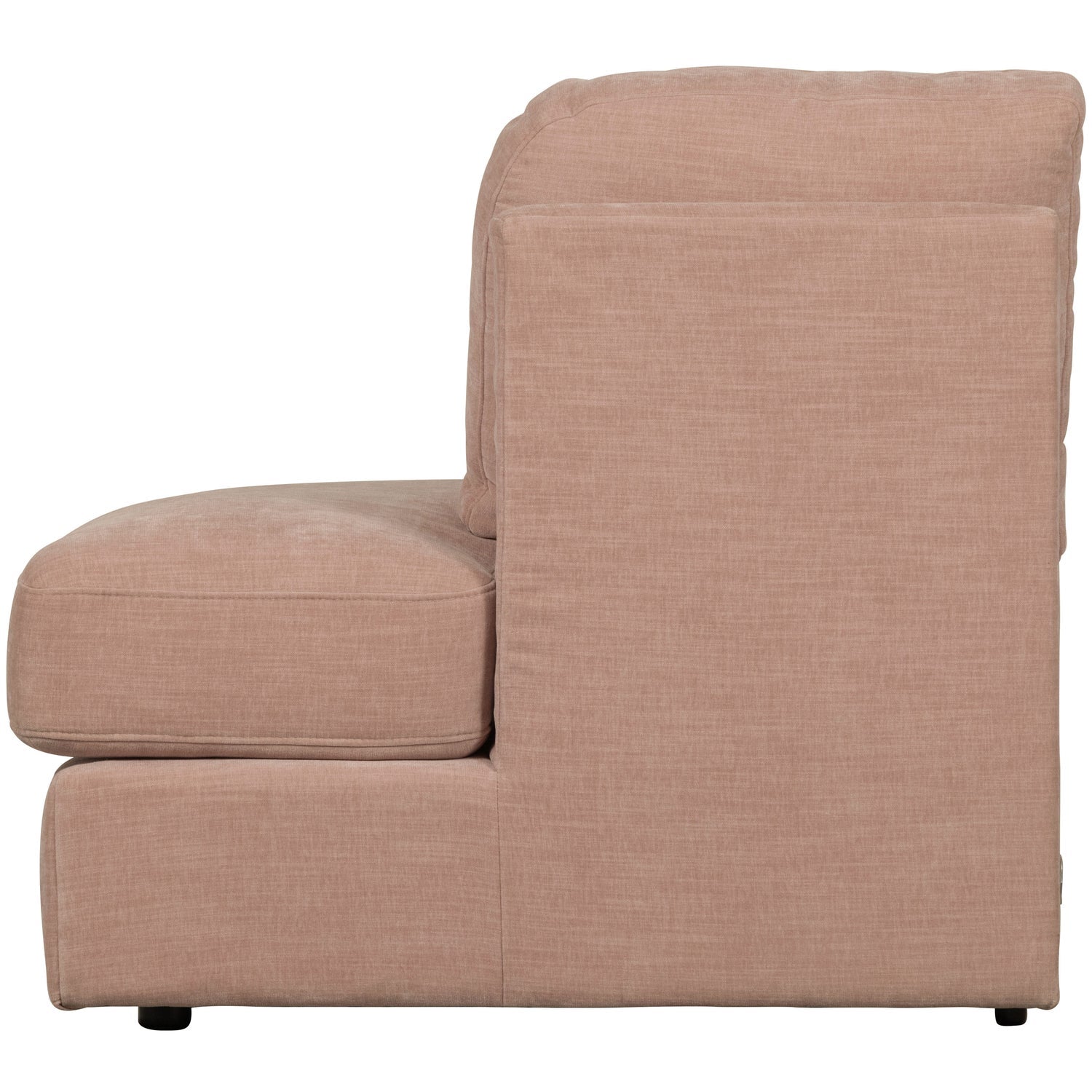 Sofa FAMILY - offenes Modul rechtsseitig rosa