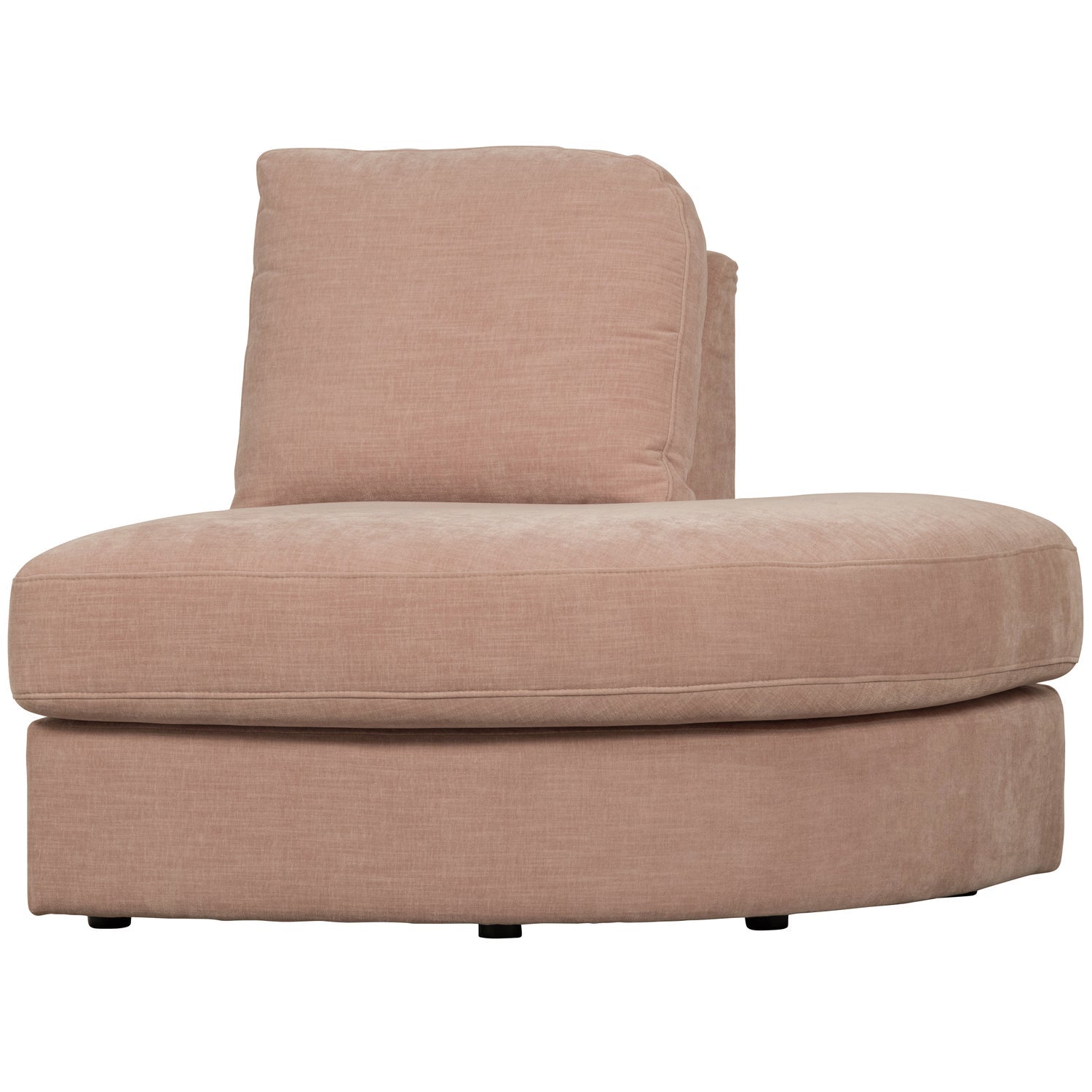 Sofa FAMILY - offenes Modul rechtsseitig rosa